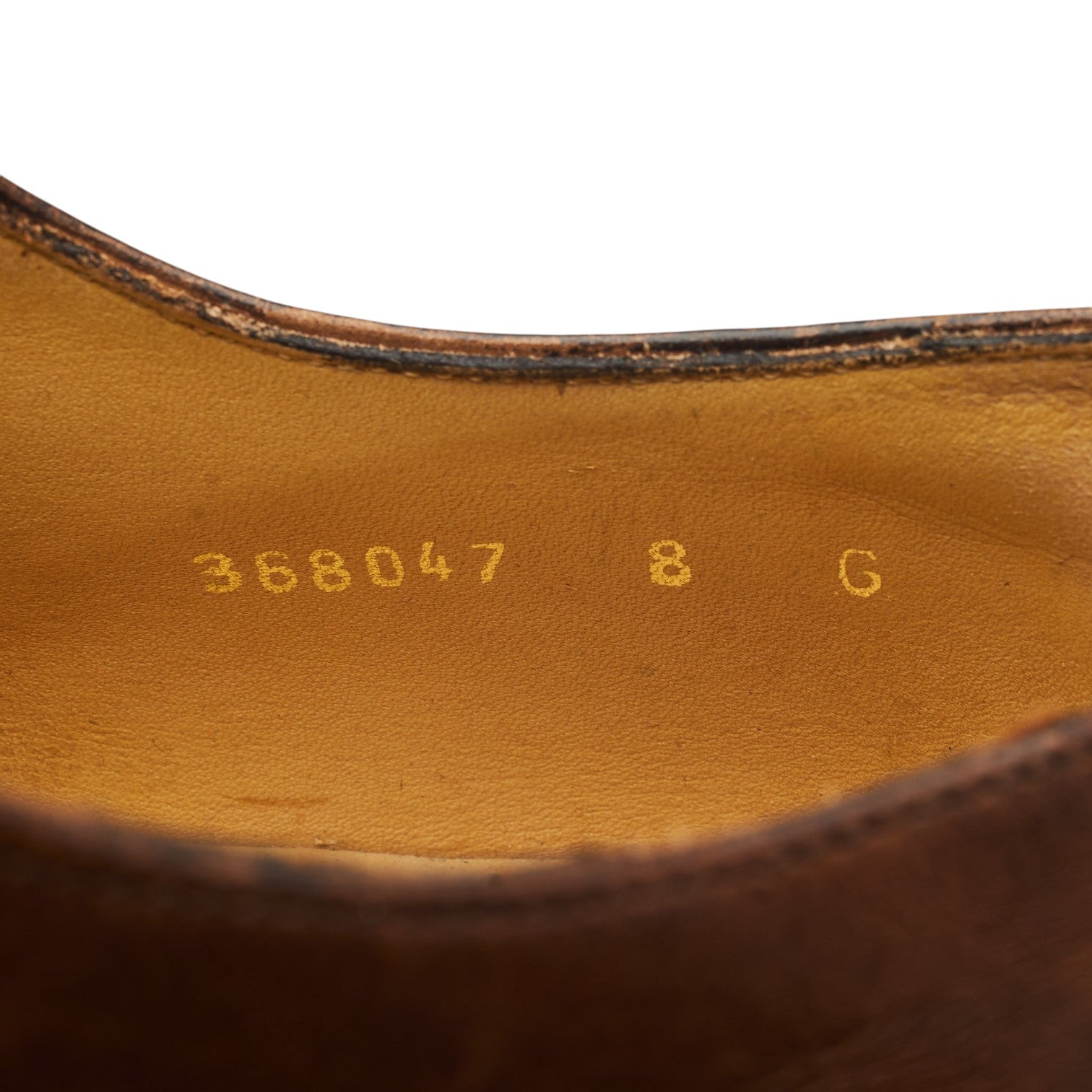 Barker Cap Toe richelieu cuir marron pointure UK 8