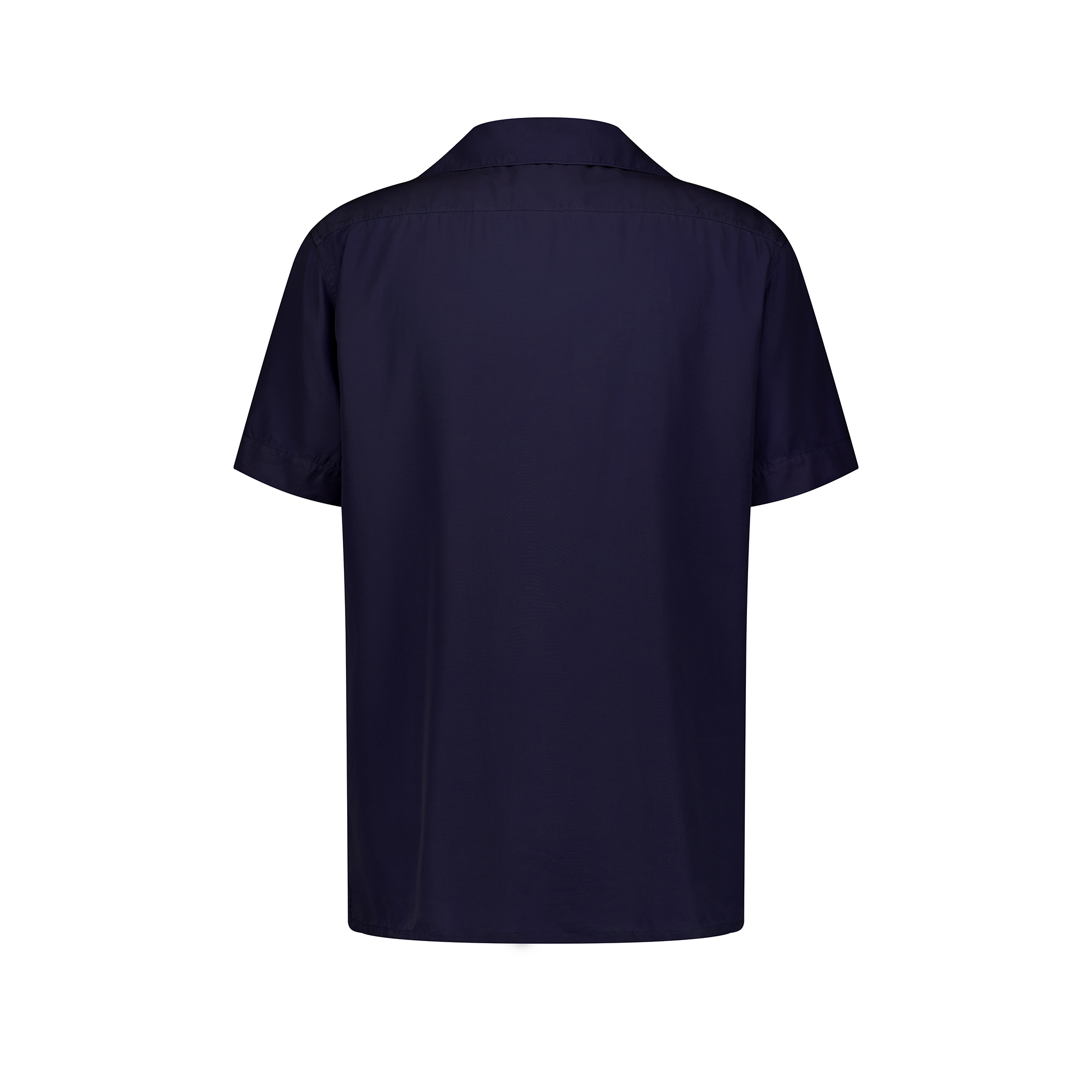 Rivieras Cadix chemise marine manches courtes lyocell