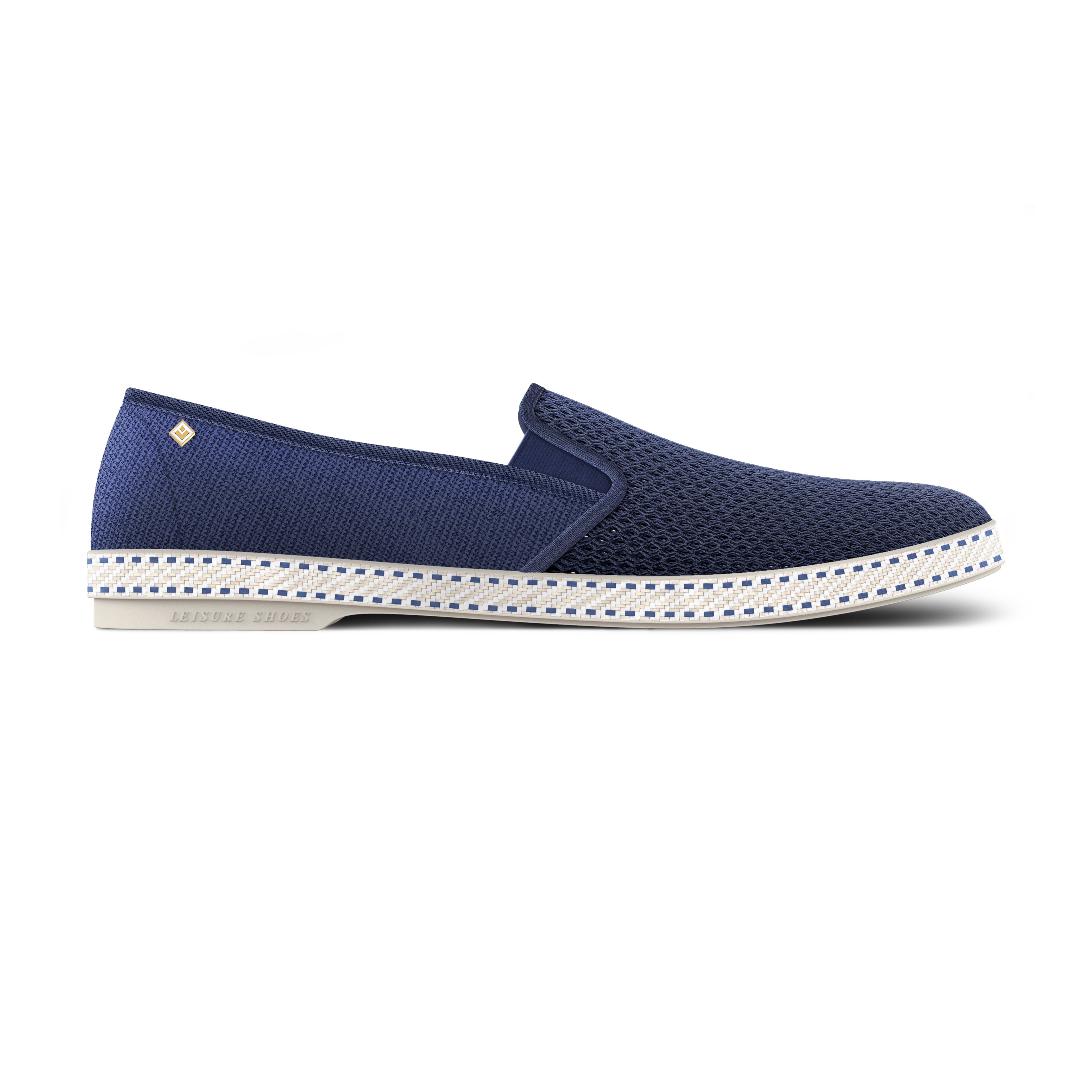 Rivieras Classic Toile Filet 2014 espadrilles bleu