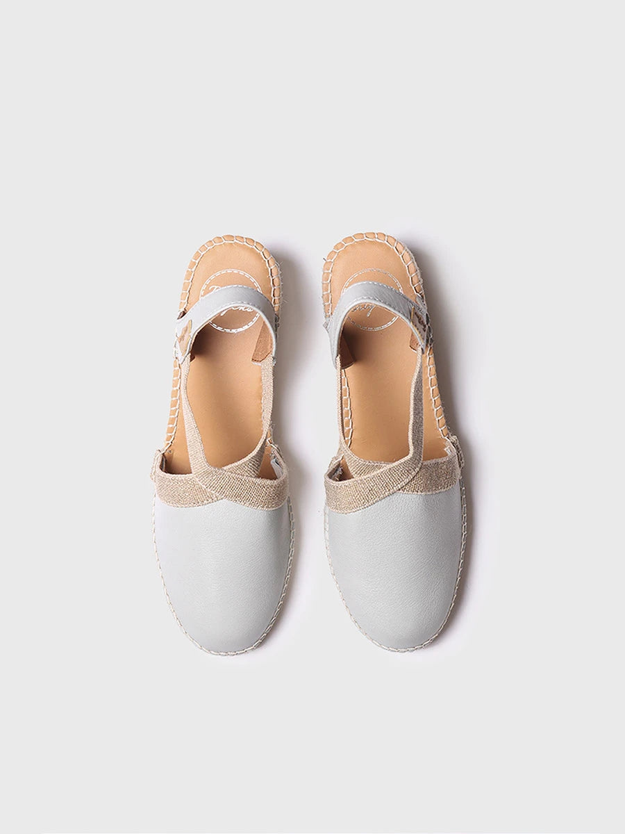 Toni Pons Tossa espadrille femme cuir compensée 6 cm