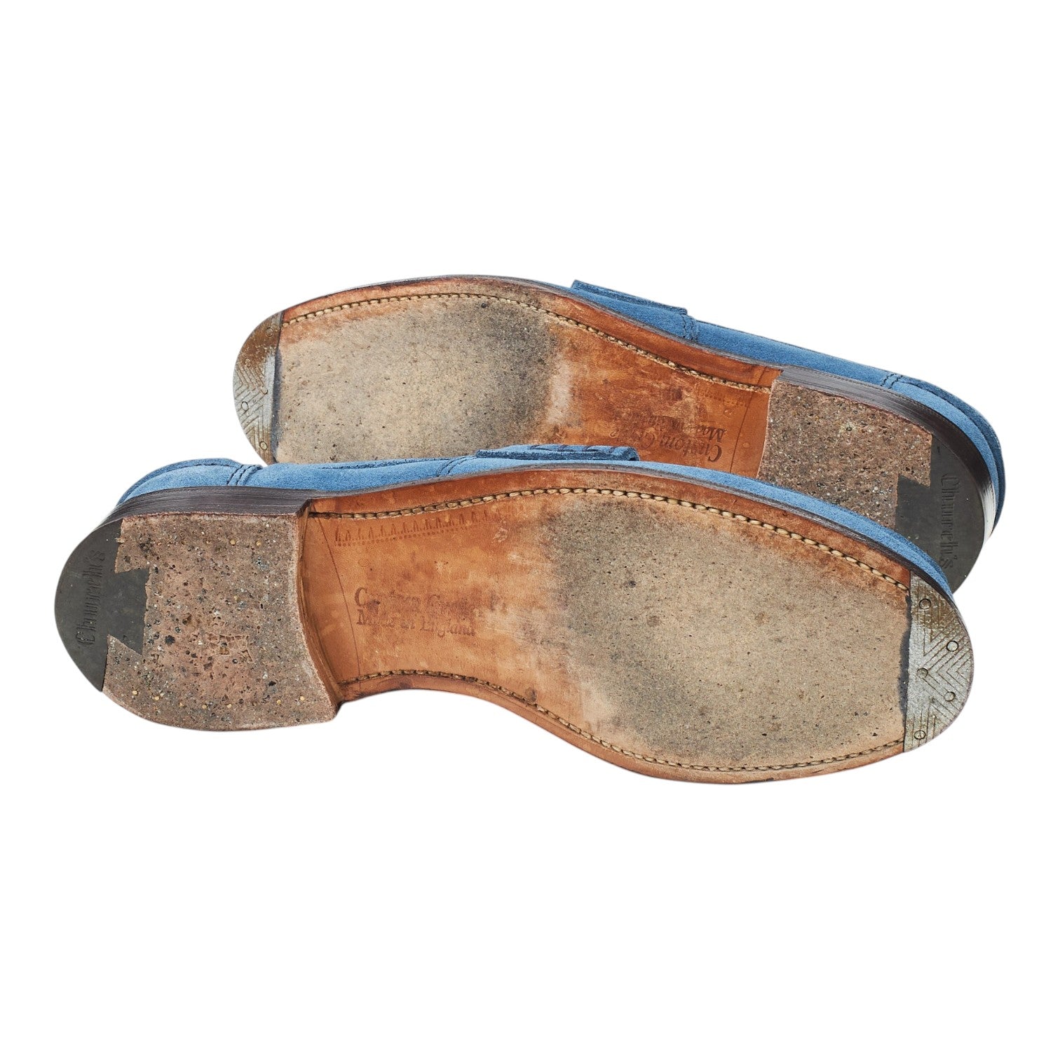 Church's Pembrey mocassins bleu UK 5 suède