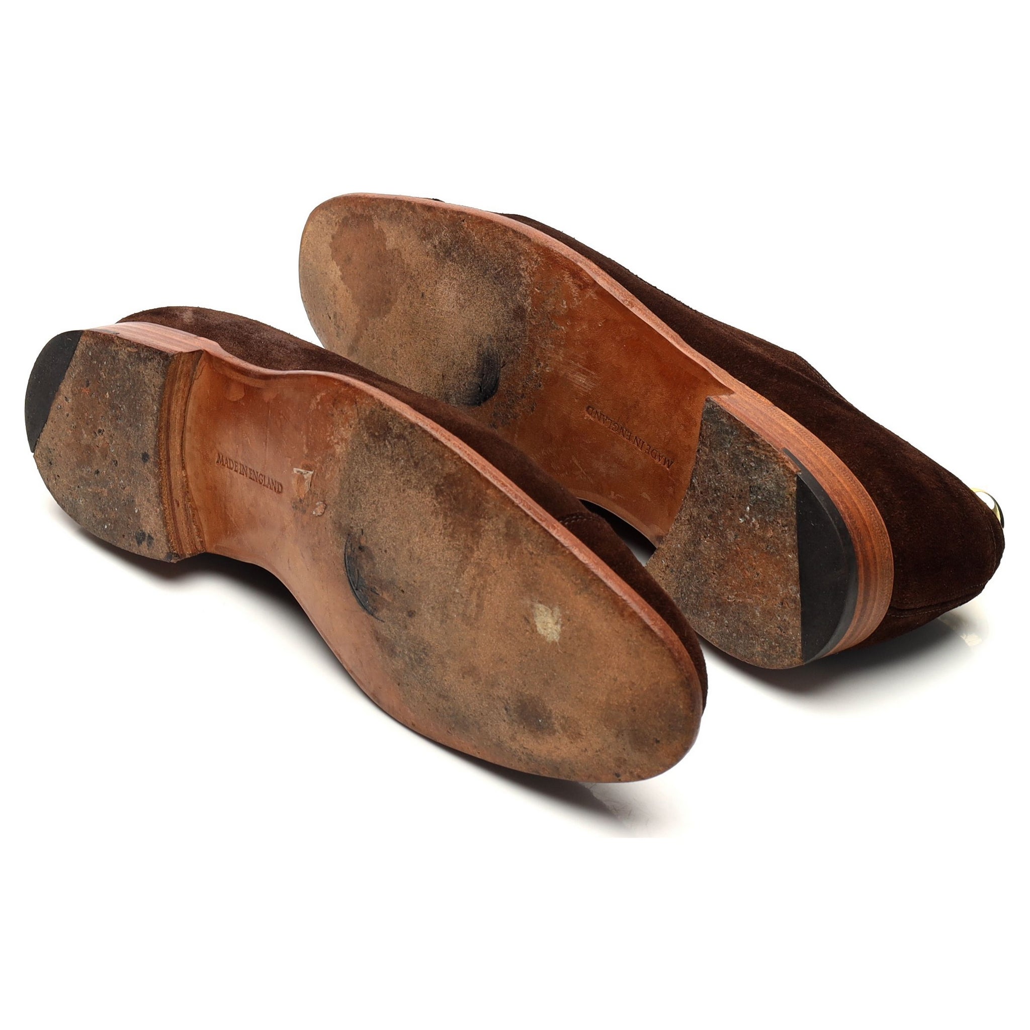 Cheaney Oxford chaussures suède marron foncé UK 7
