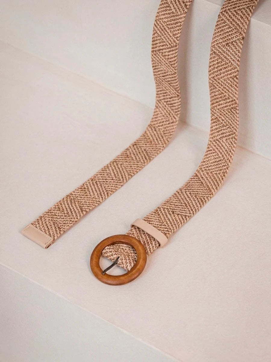 Toni Pons Nica ceinture élastique noire rayée