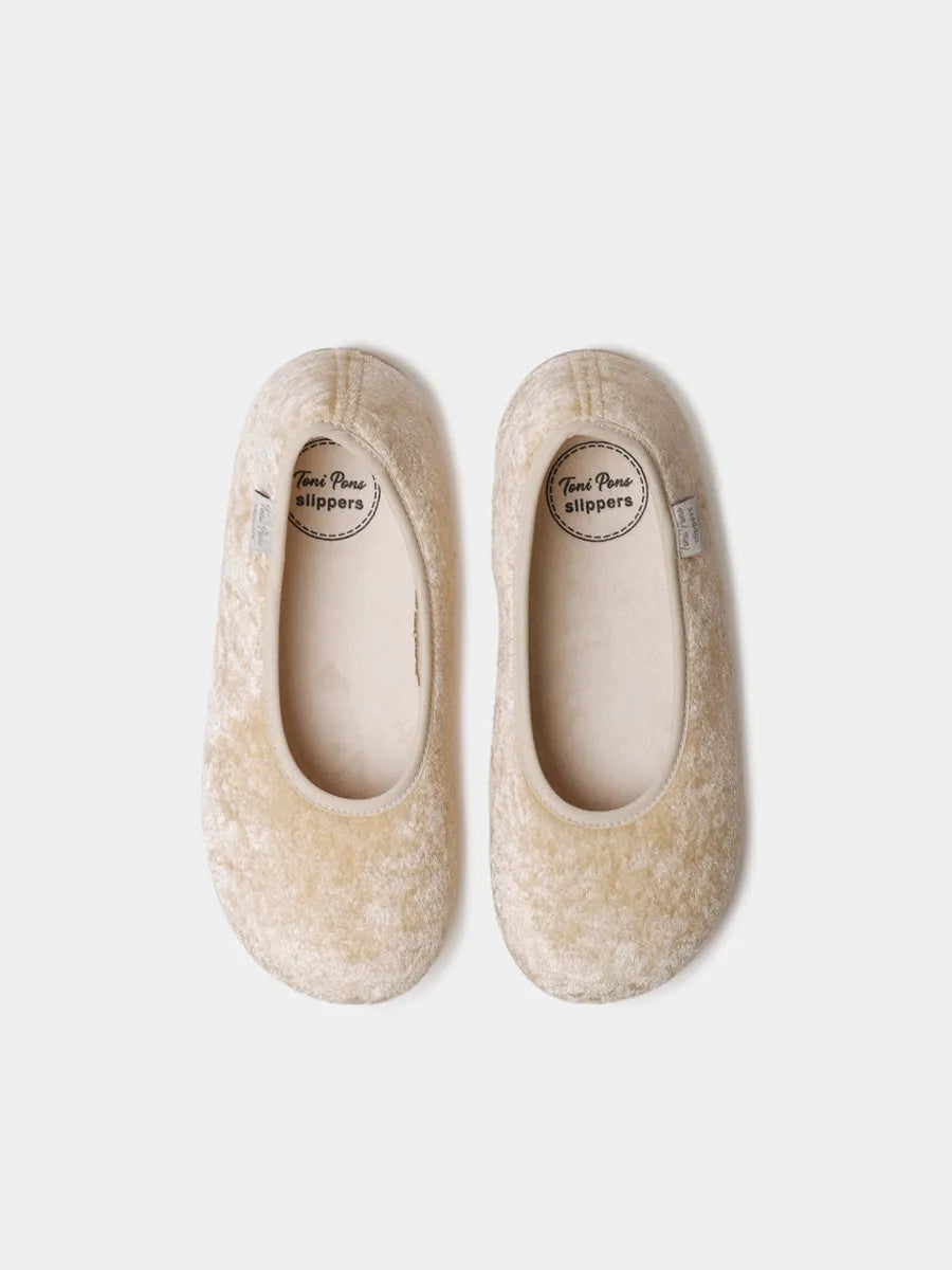Toni Pons Altea chausson ballerine velours femme