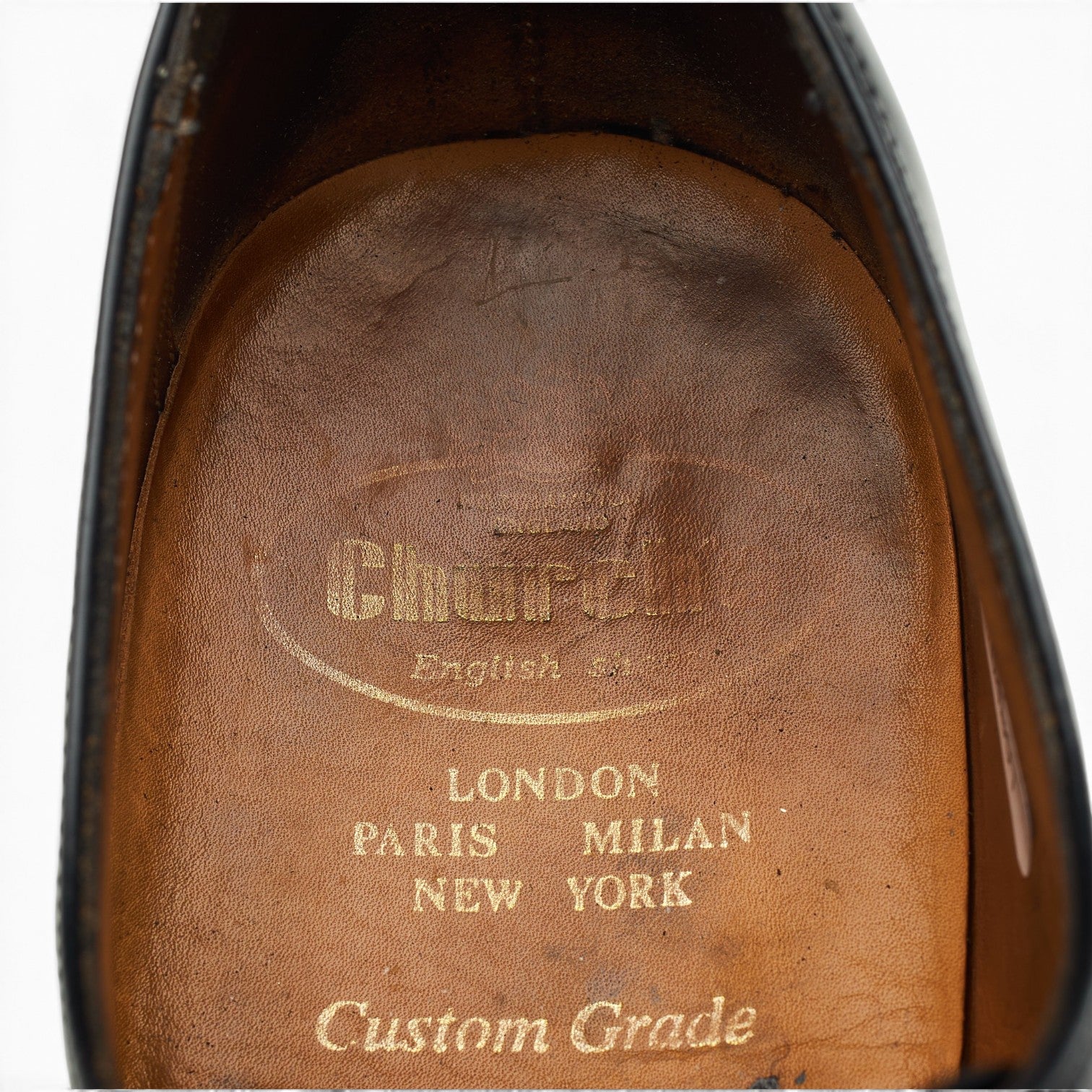 Church's Cranfield derby cuir noir UK 7.5