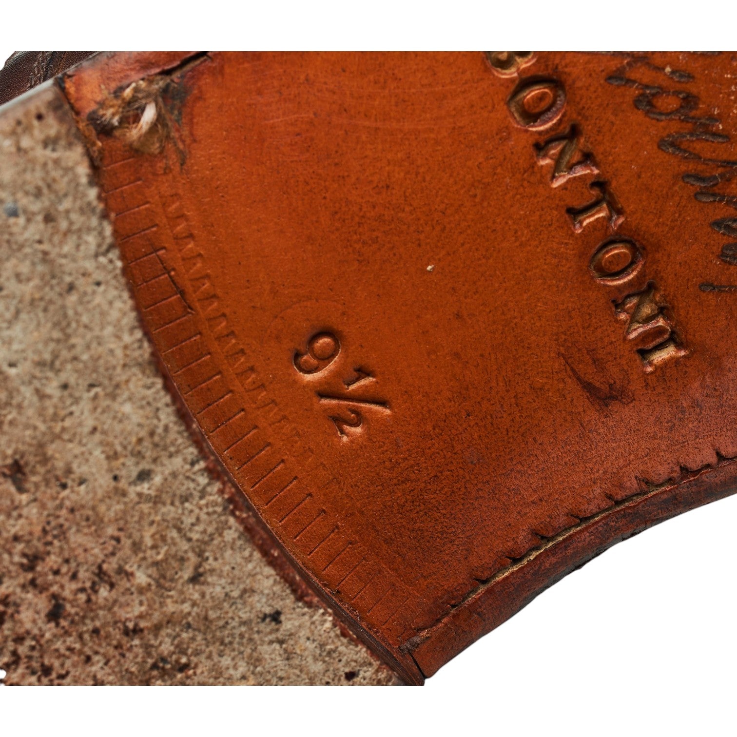 Bontoni Carnera derbys cuir marron foncé UK 9.5