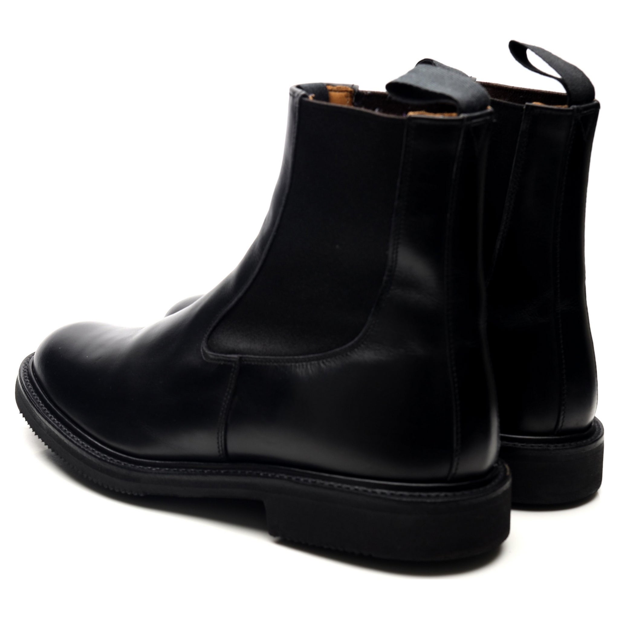 Tricker's Stephen bottes chelsea cuir noir UK 9