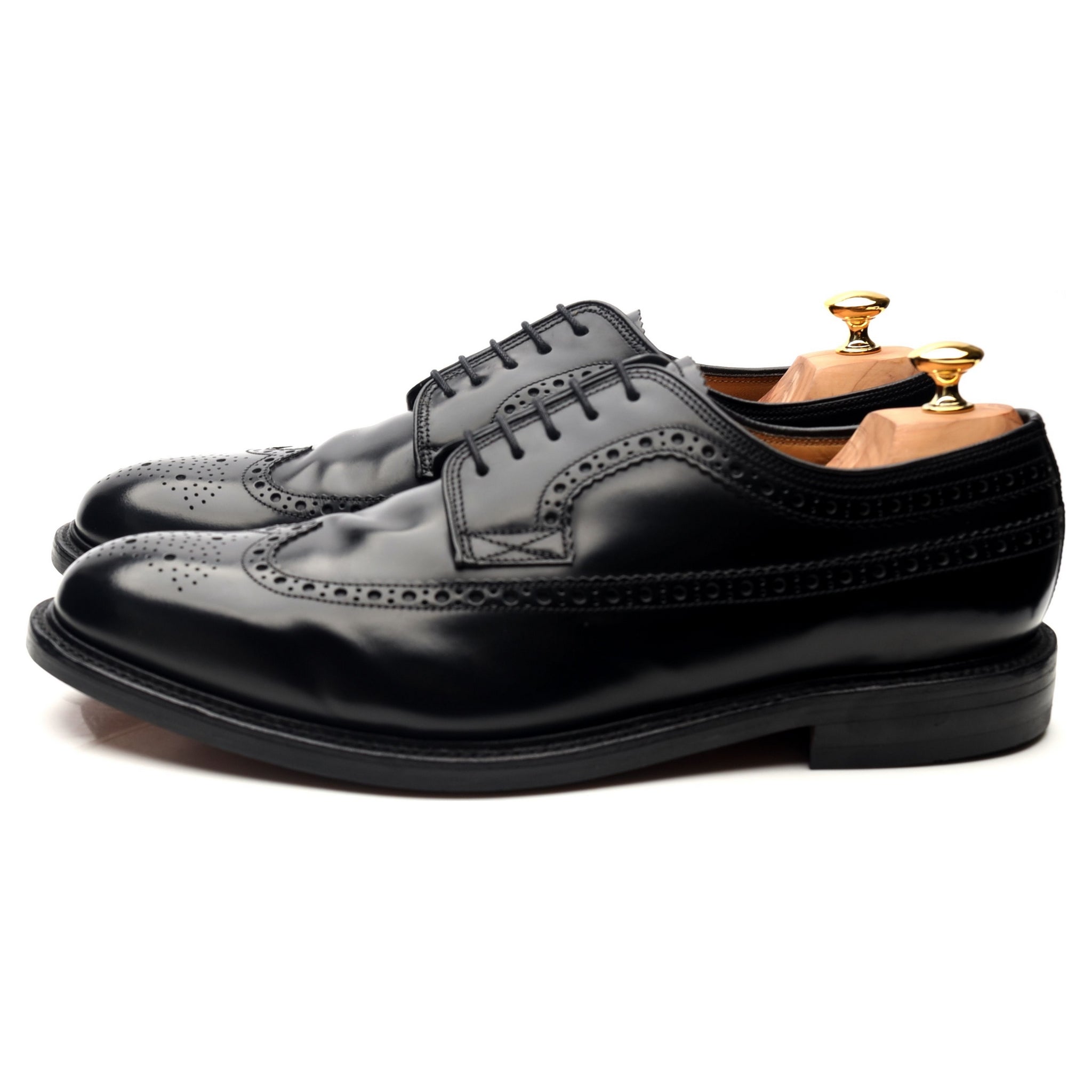 Loake Royal Brogue derby cuir noir pointure 12