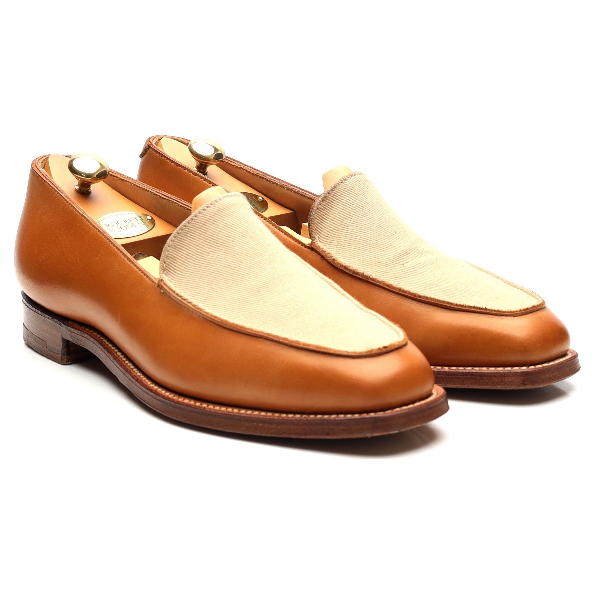 Crockett & Jones Fulmer mocassins cuir marron femme UK 4.5