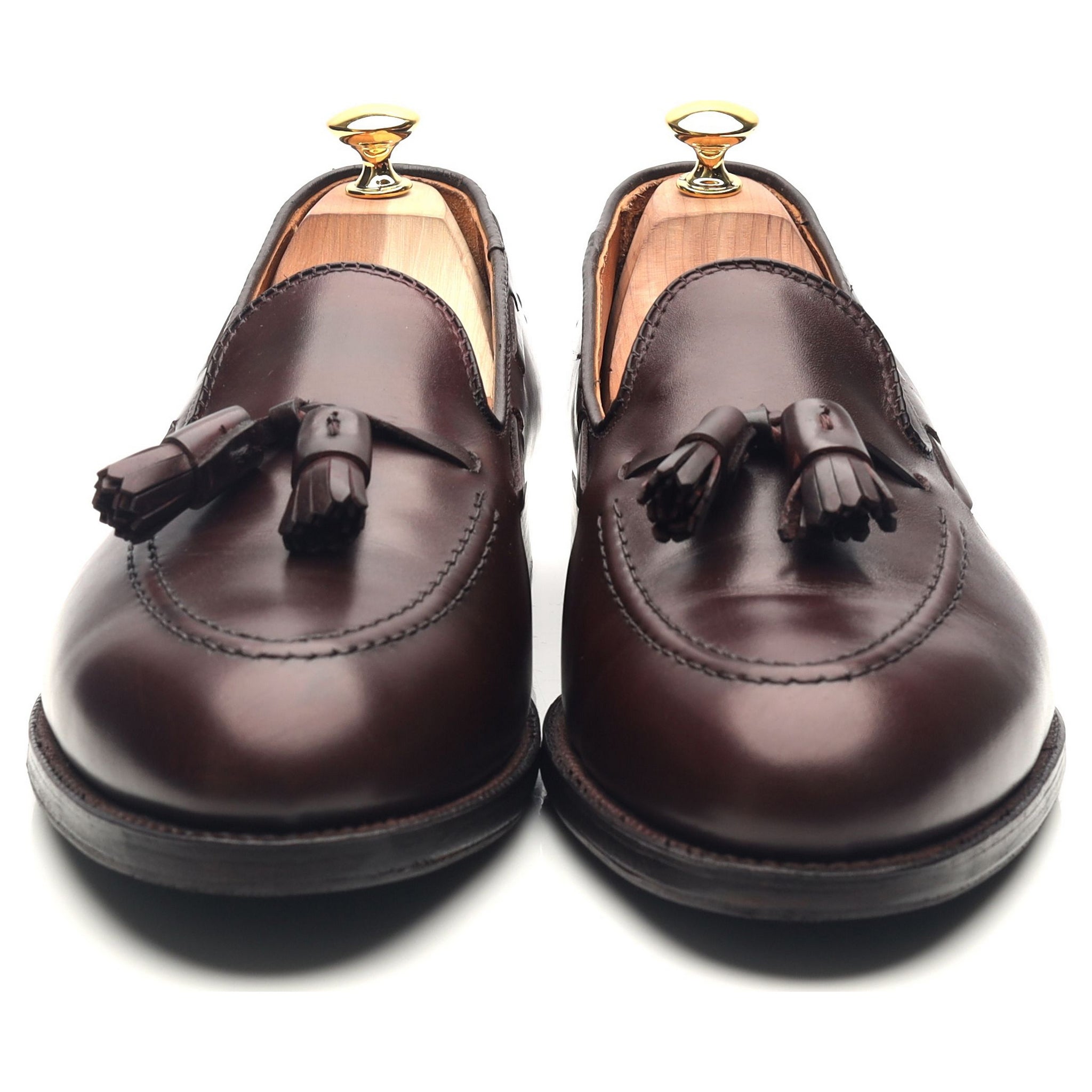Alden 06598 mocassins cuir bordeaux UK 10.5 à glands