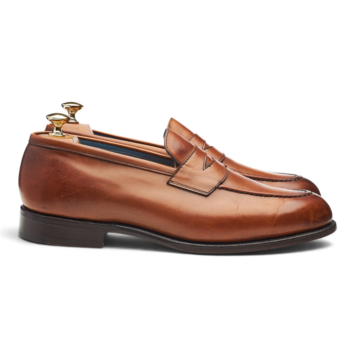 Tricker's Havard mocassins cuir marron clair UK 9
