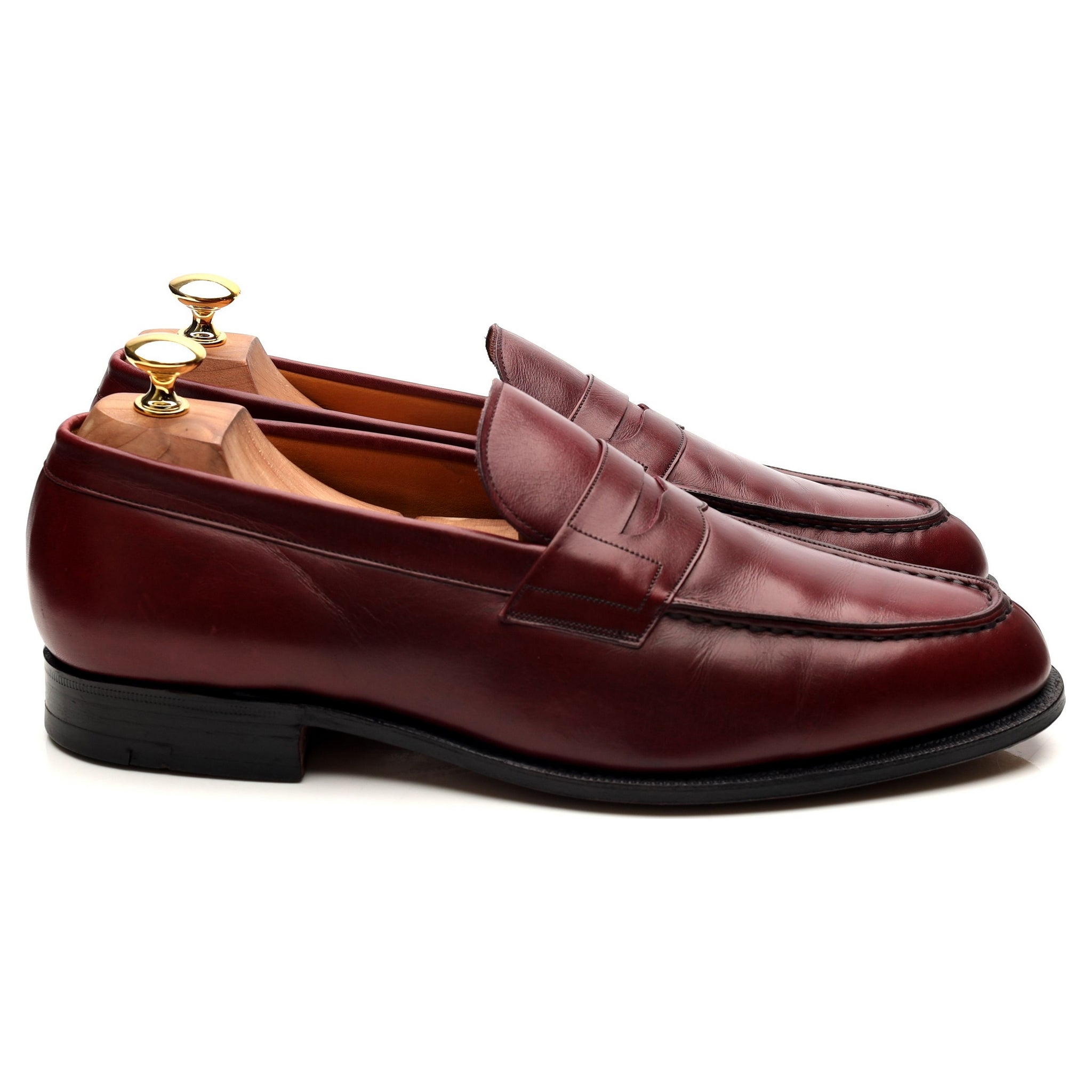 Church's Hilton mocassins cuir bordeaux UK 10,5