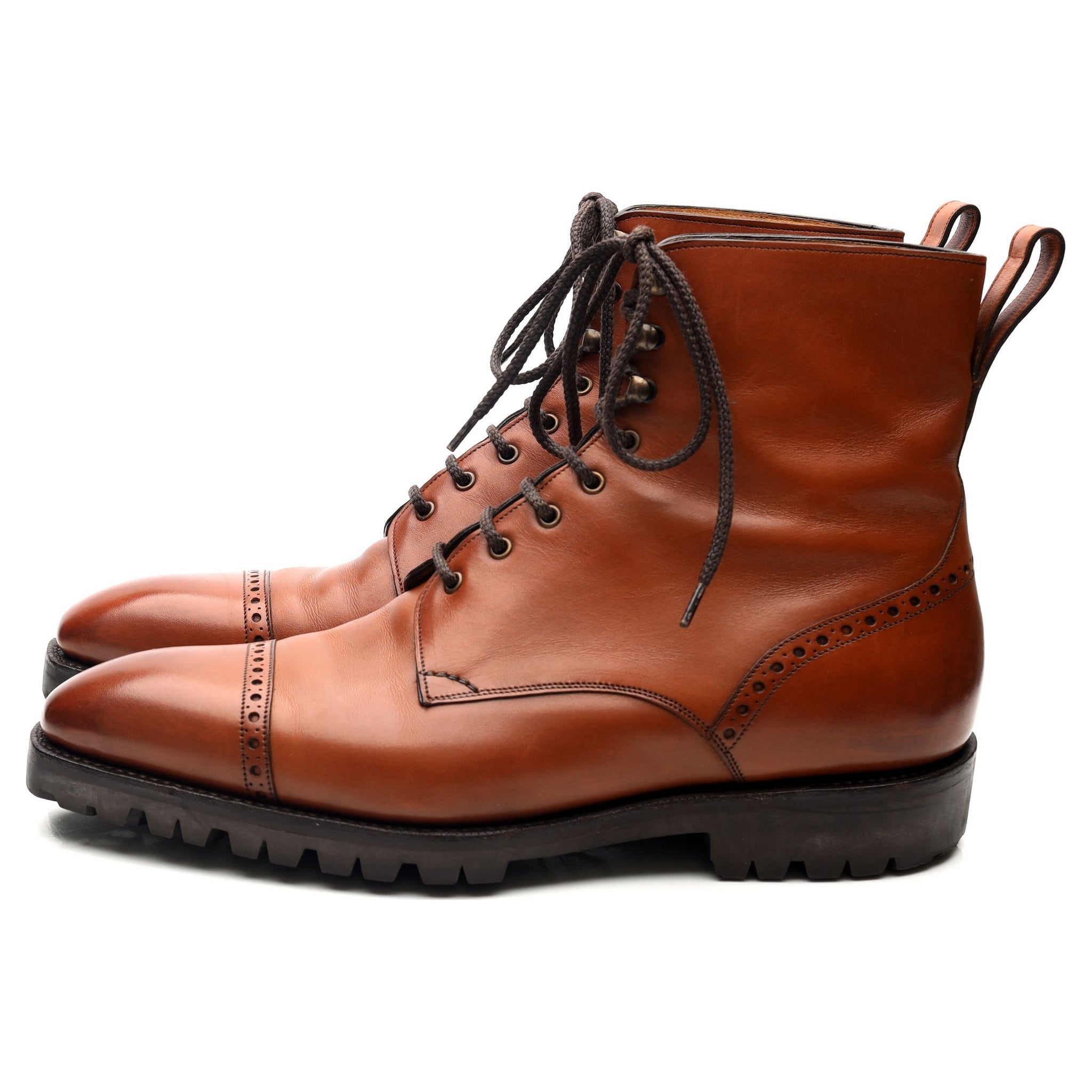 Gaziano & Girling Urban Commando boots cuir marron UK 6