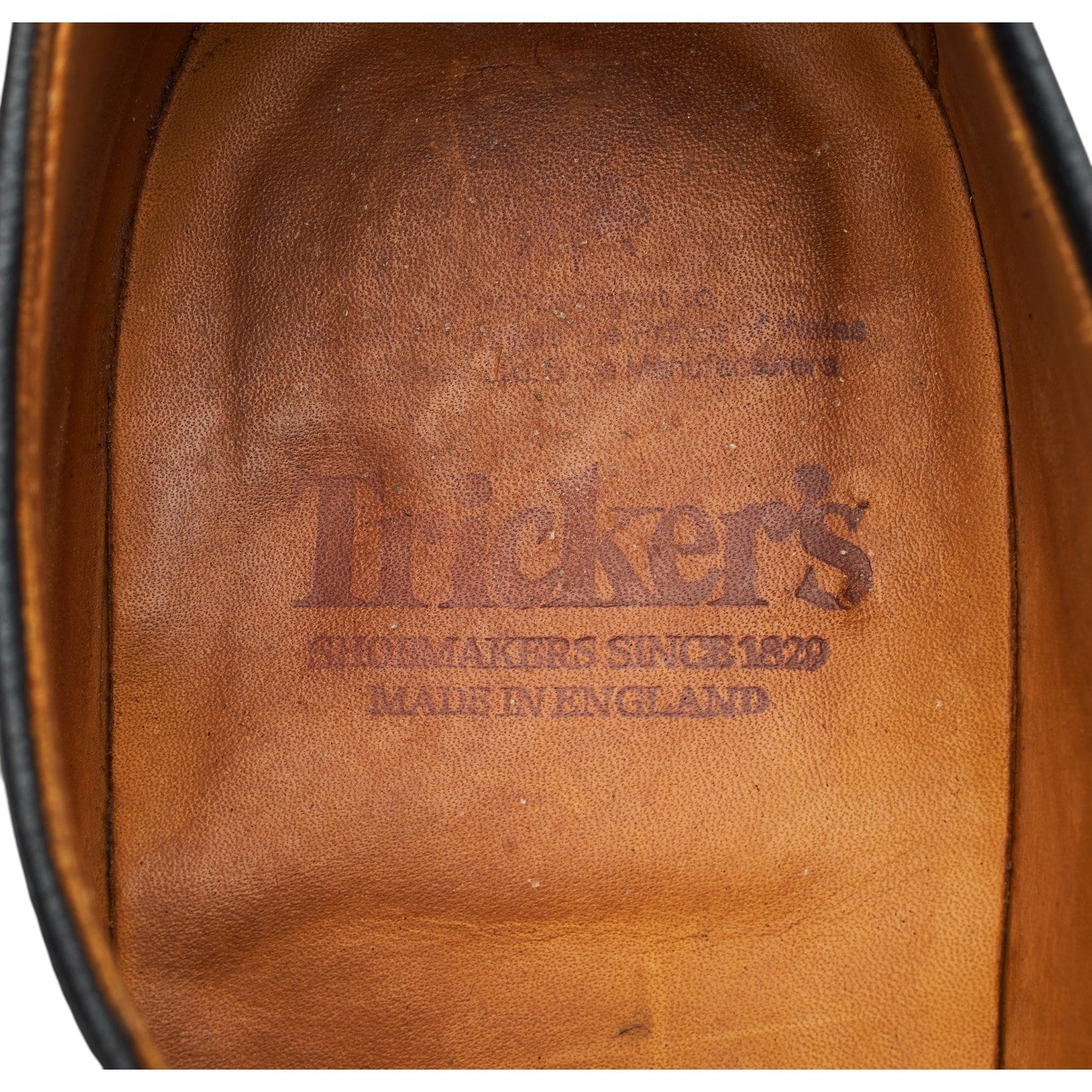 Tricker's Barnes derby cuir noir pointure 13 large
