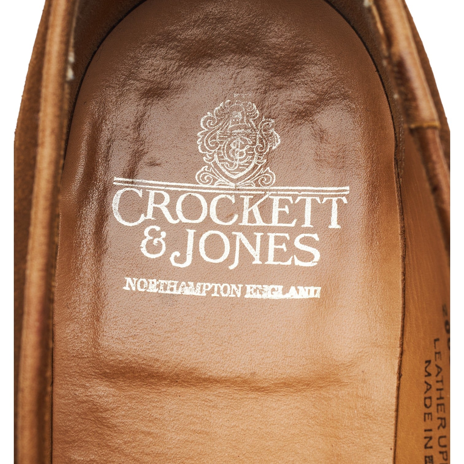 Crockett & Jones Camden mocassins daim marron UK 8.5