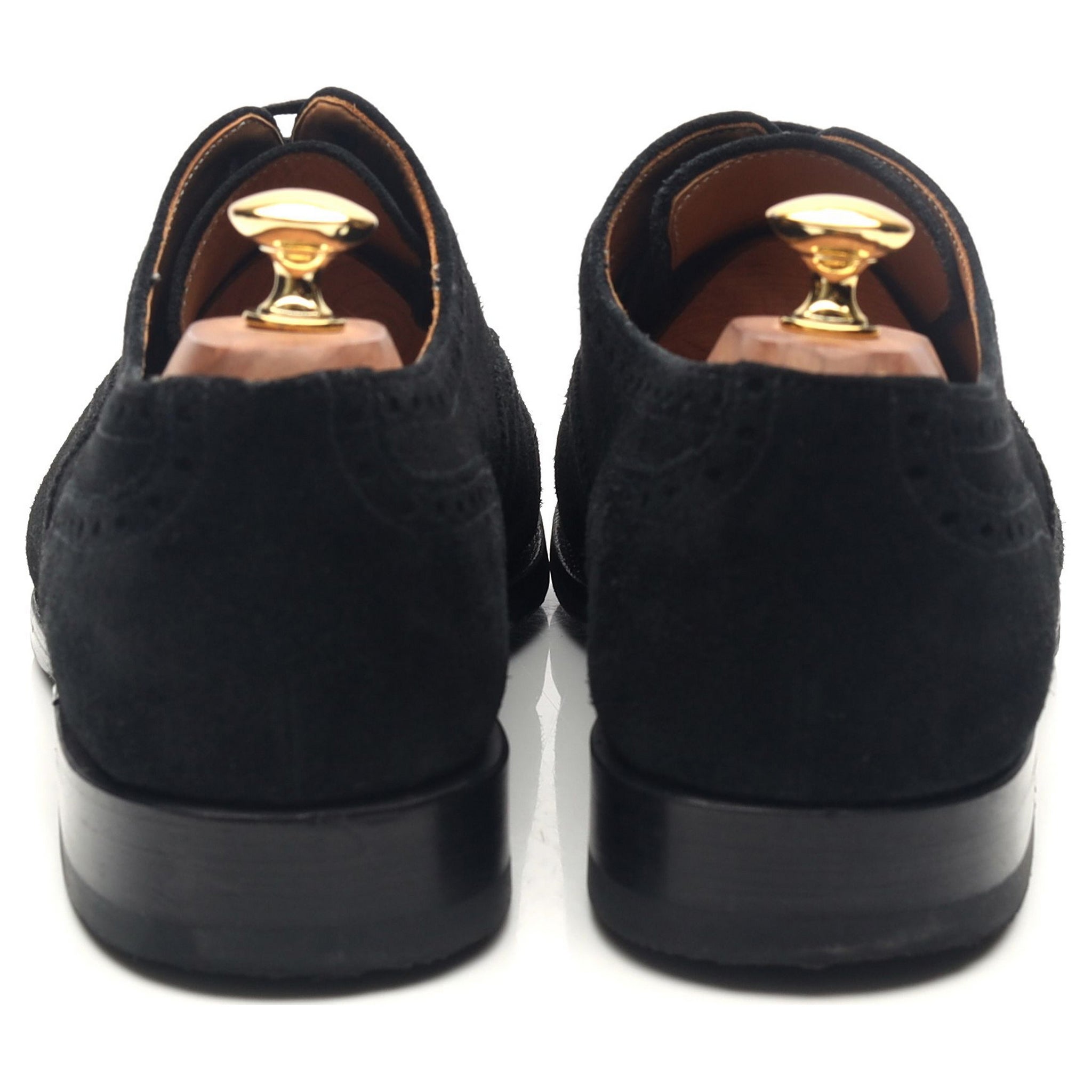 J.FitzPatrick Wenatchee oxford daim noir UK 10