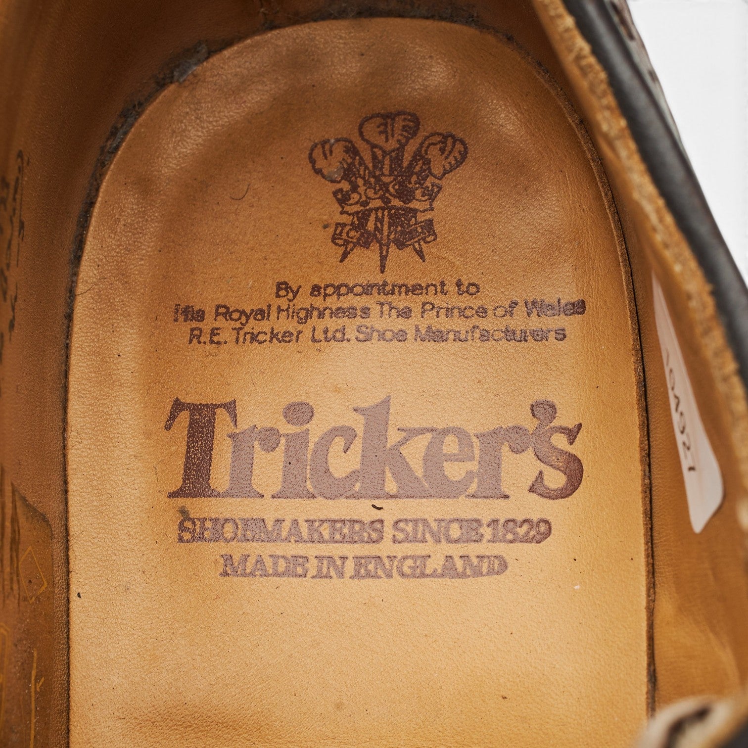 Tricker's Bowood derbies cuir marron foncé 8,5 UK