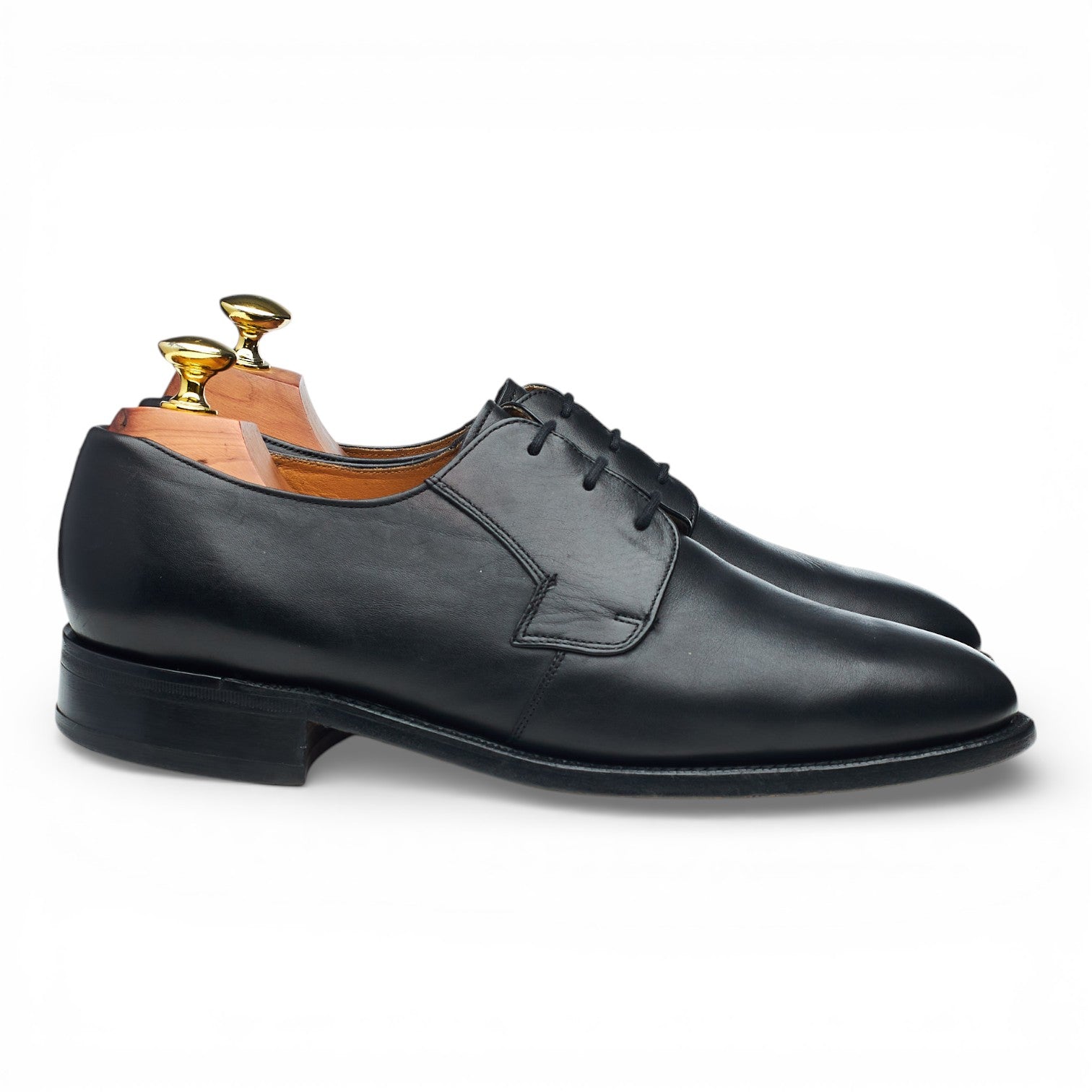 Barker derby cuir noir UK 7 étroit