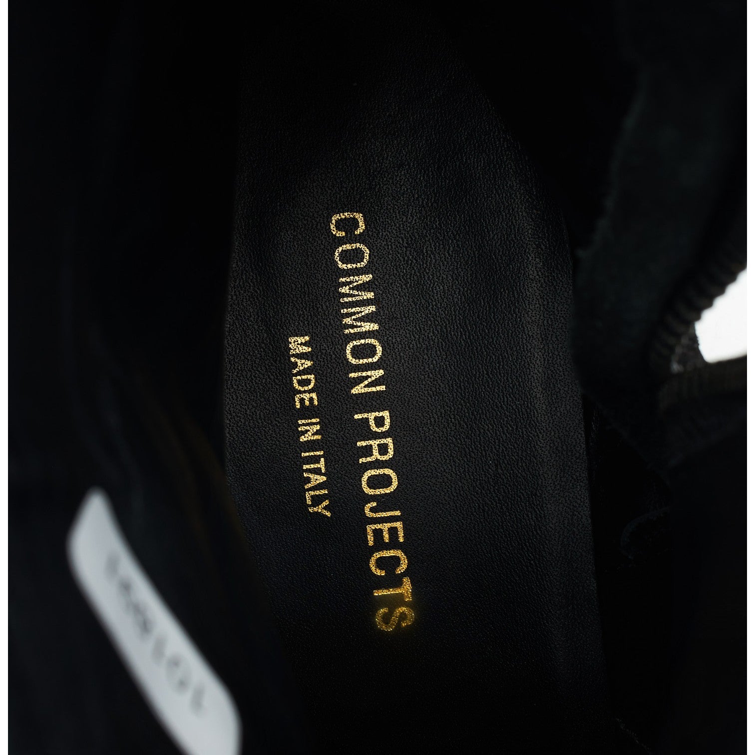 Common Projects boots zip daim noir UK 7