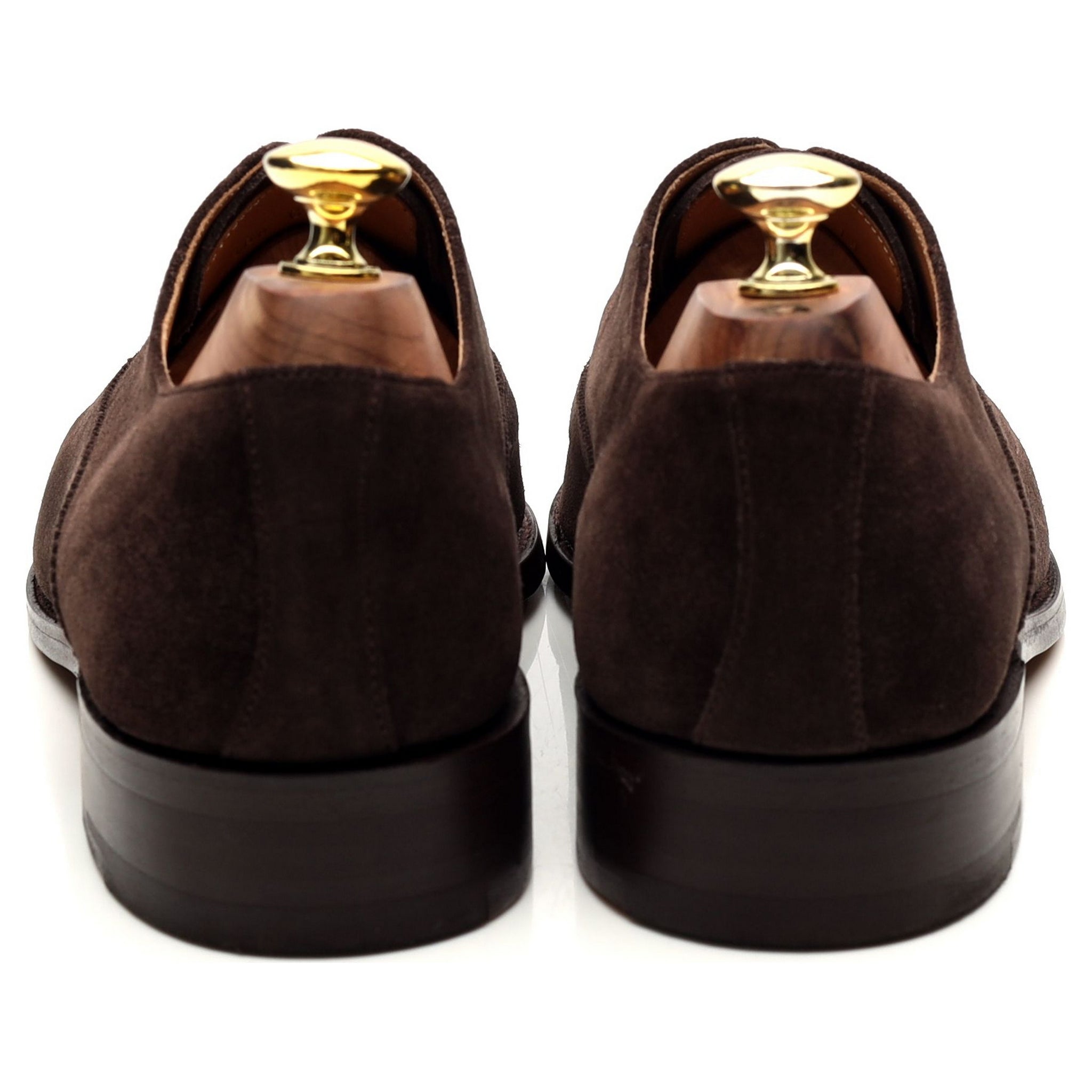 Barker Straight Cap richelieu suède marron pointure UK 7