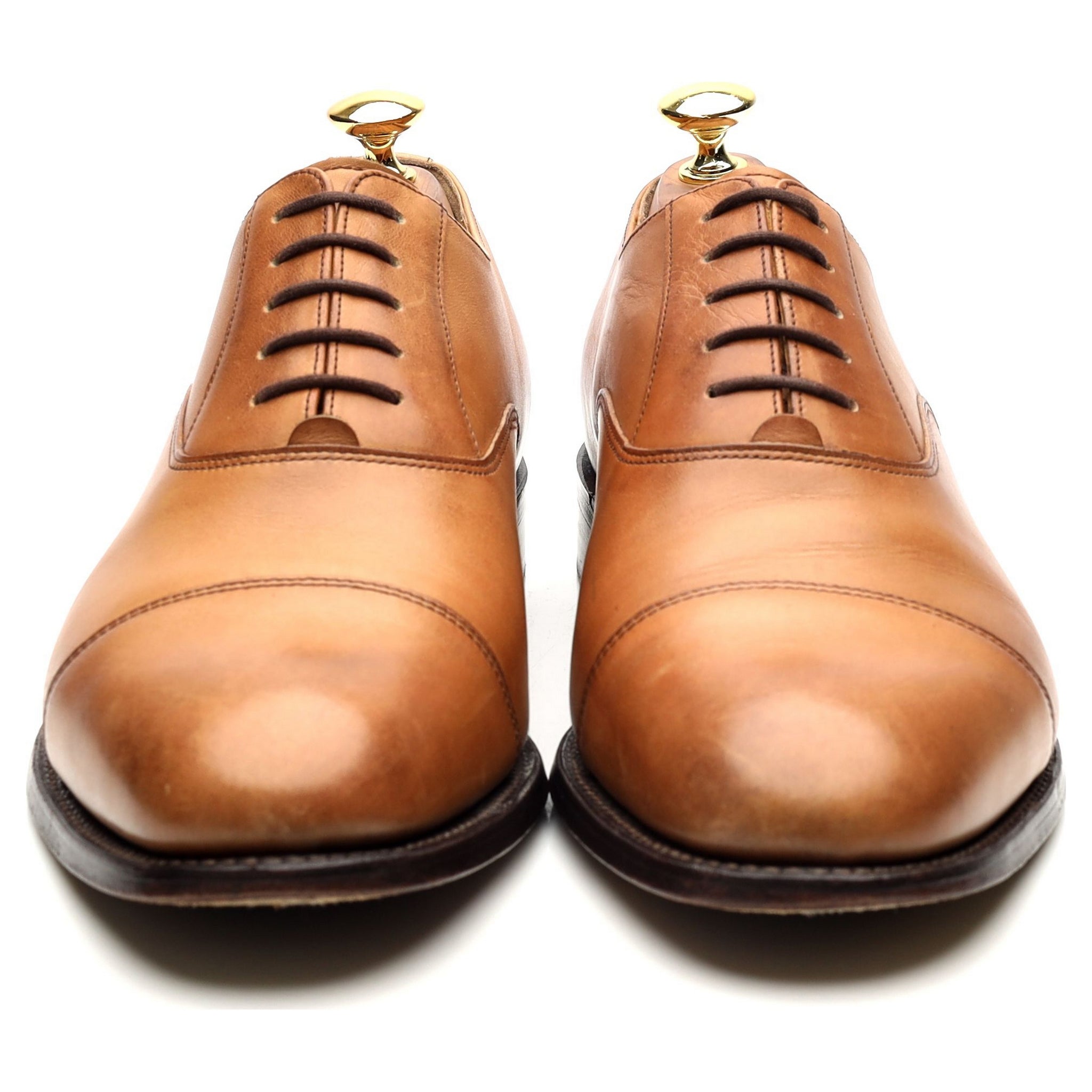 Barker oxford cuir marron tan pointure 8