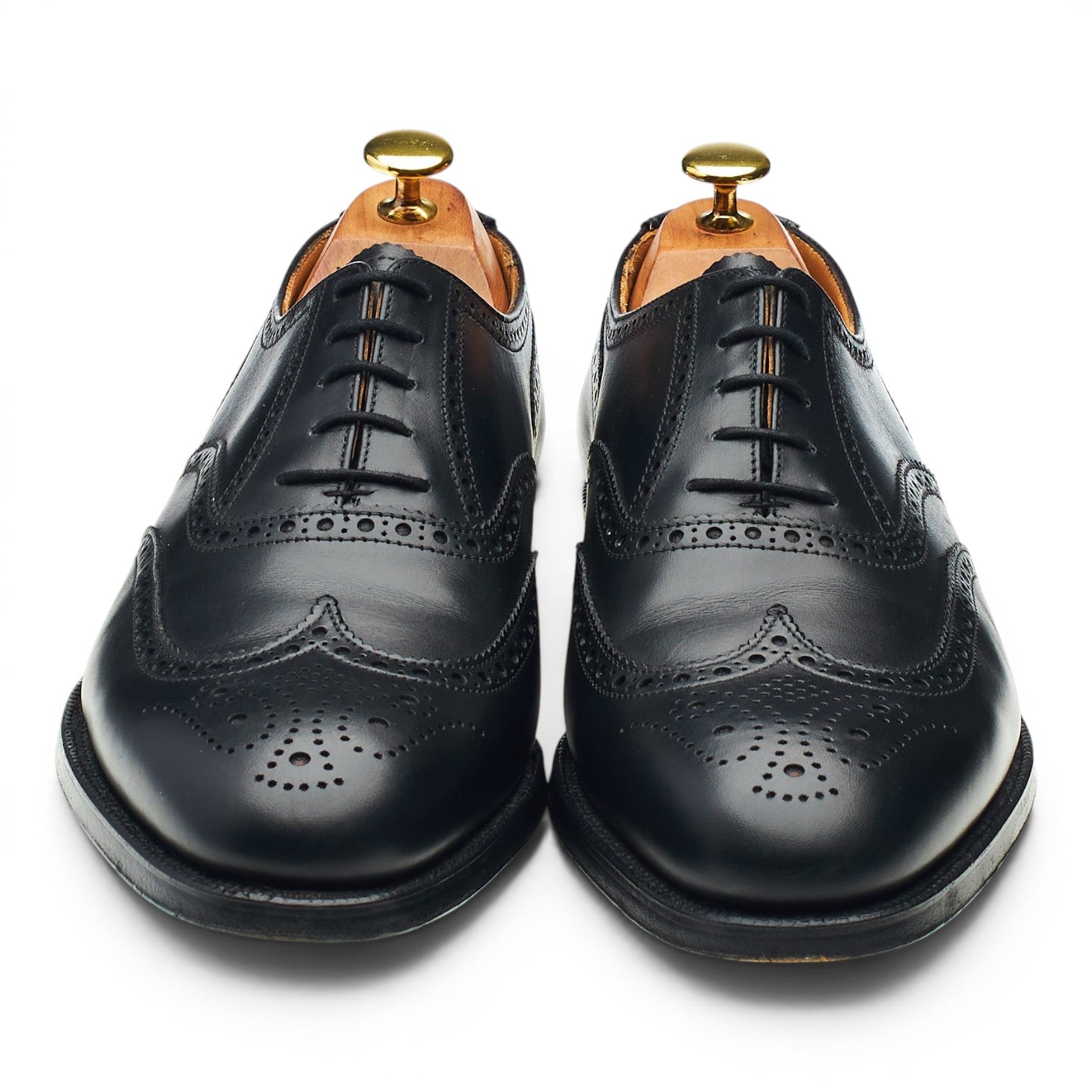 Crockett & Jones Canterbury richelieu cuir noir UK 8