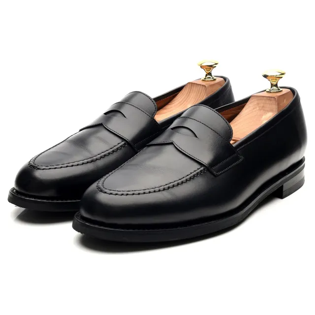 Morjas mocassins penny cuir noir UK 7.5