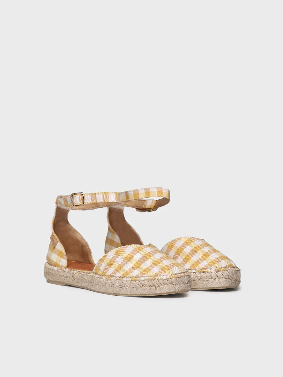 TONI PONS NURI-VH espadrille femme vichy plate