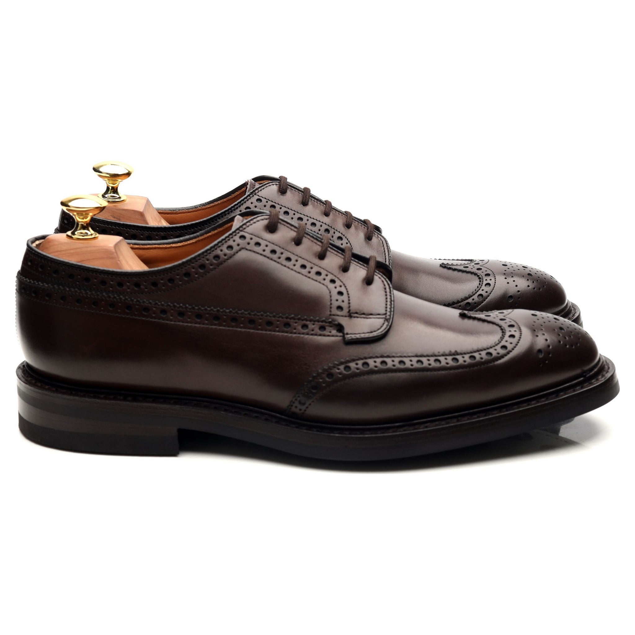 Church's Grafton derby cuir marron foncé UK 8