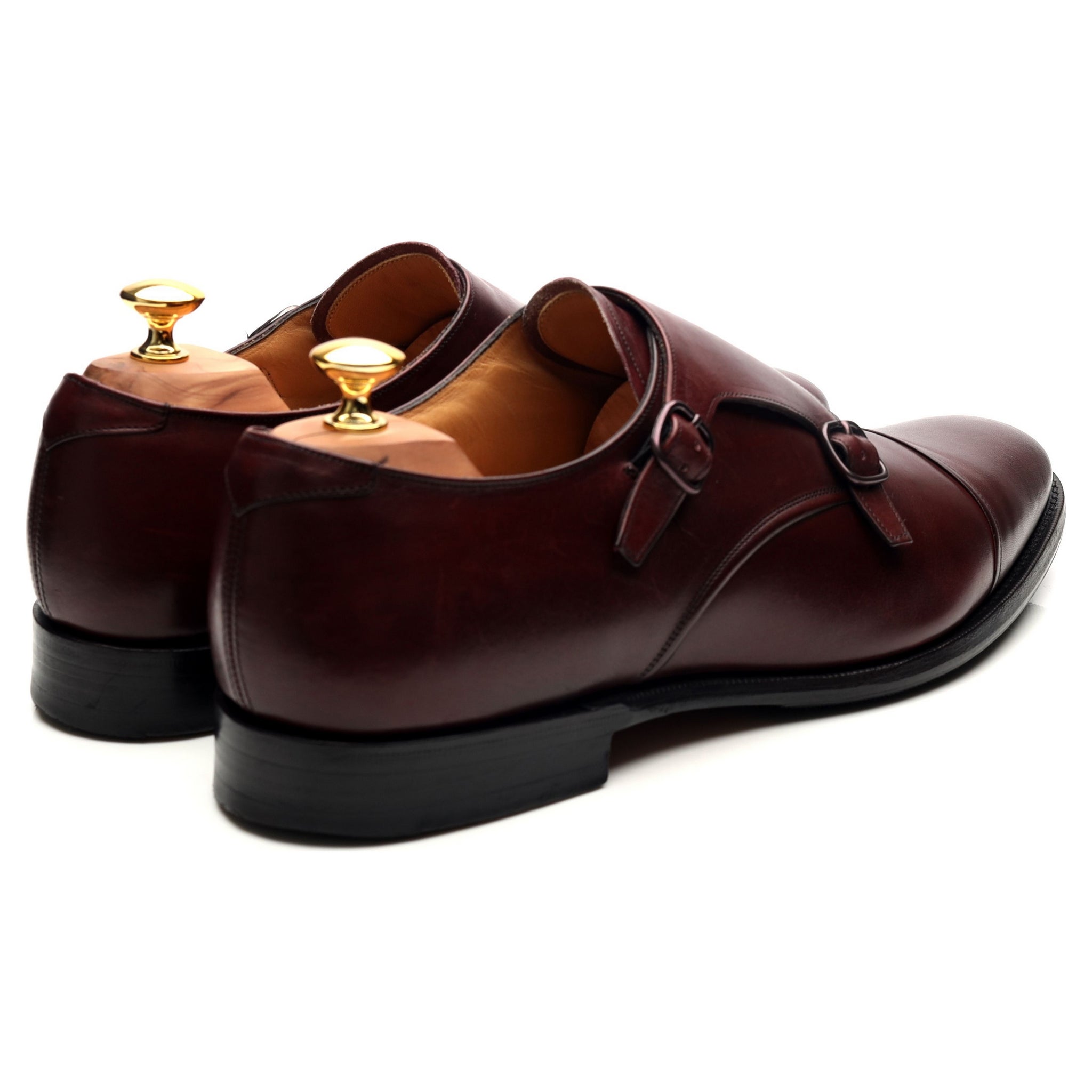 Church's Ledstone chaussures monk cuir bordeaux UK 11