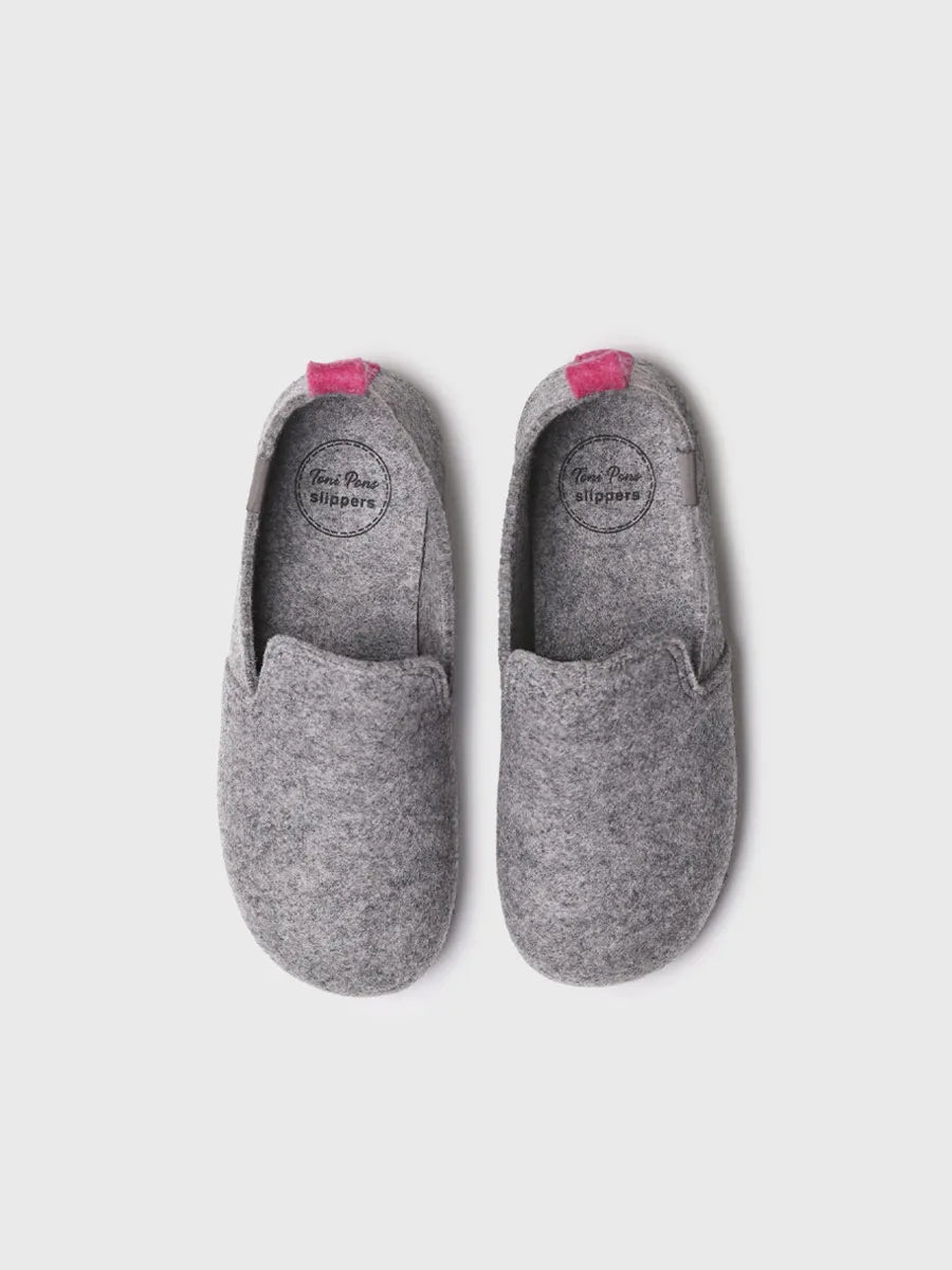 Toni Pons Melva-FR chaussons feutre recyclé gris