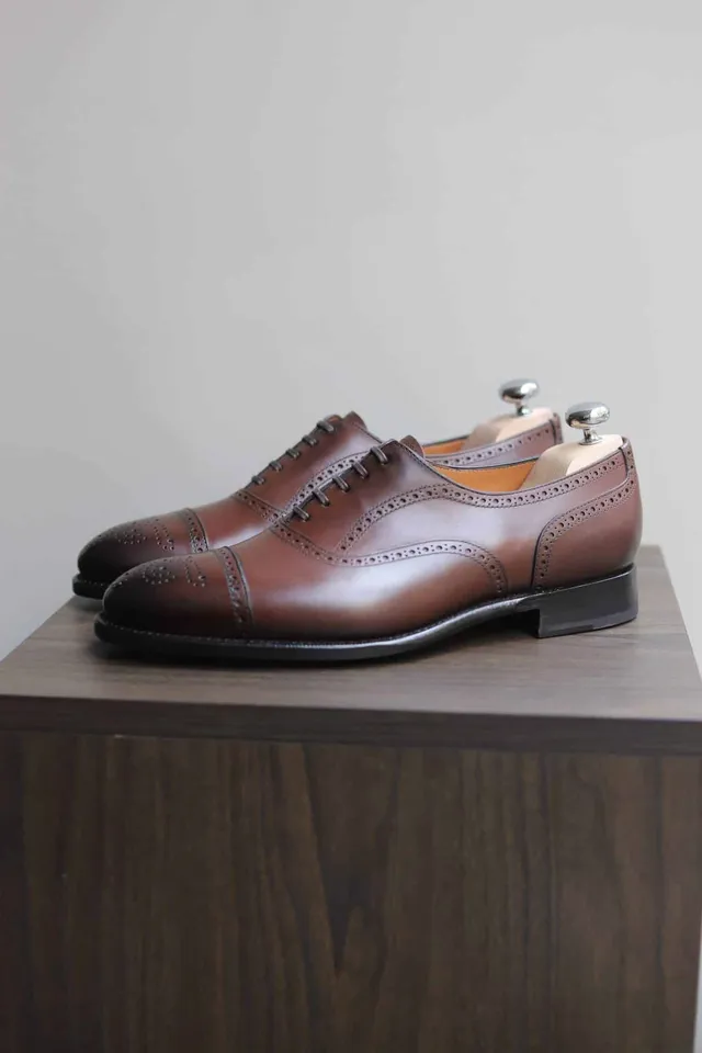 Malfroid Rosewood II richelieu cuir marron