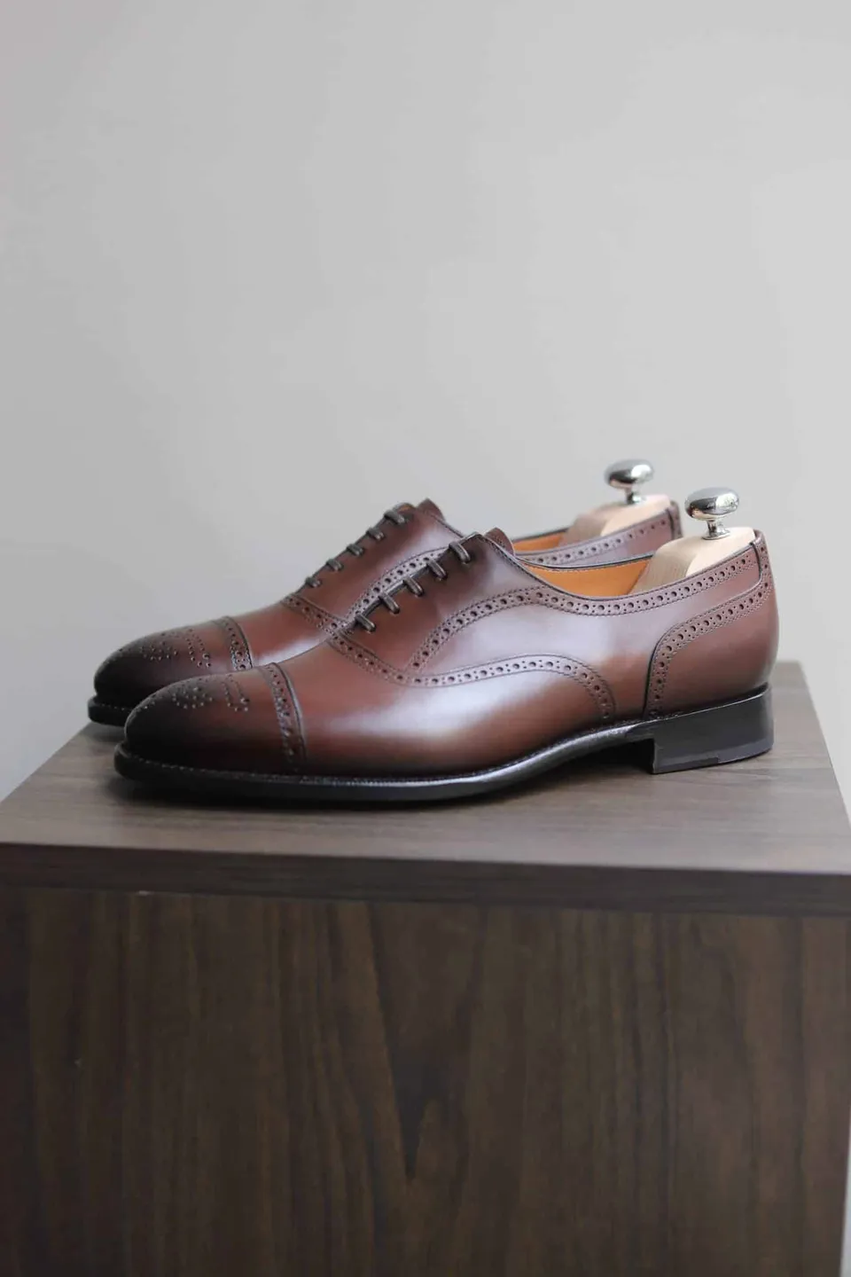 Malfroid Rosewood II richelieu cuir marron