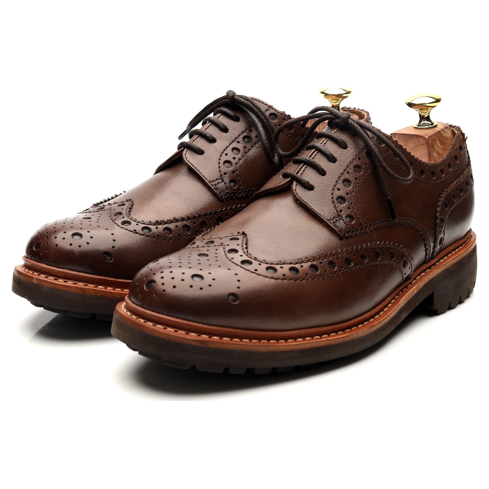 Grenson Archie derby cuir marron UK 7.5