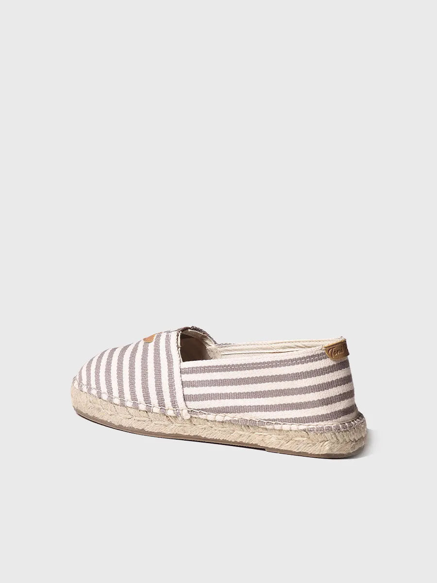 Toni Pons Blanes-DD espadrille mixte toile taupe
