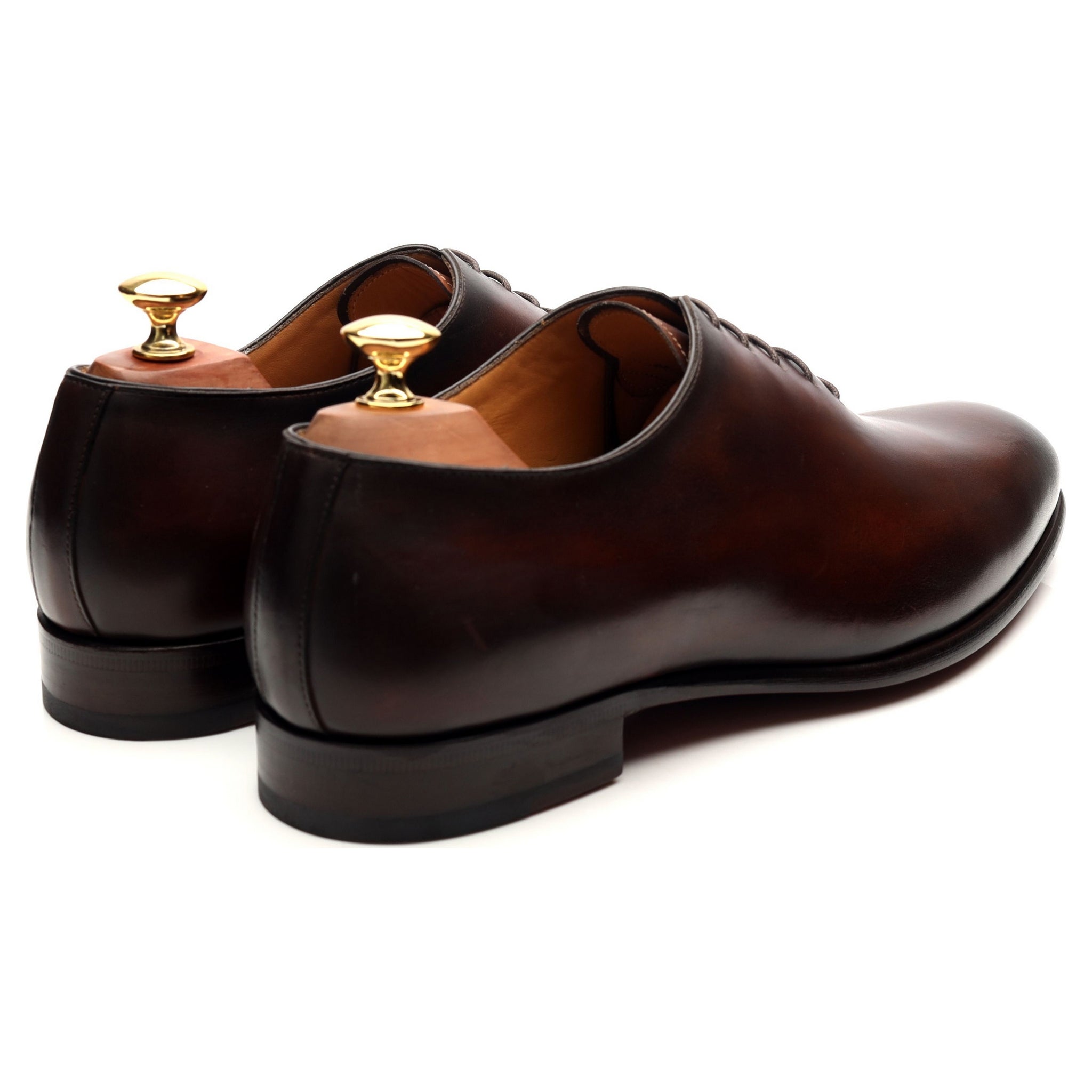 Carlos Santos Damien oxford cuir marron UK 9.5