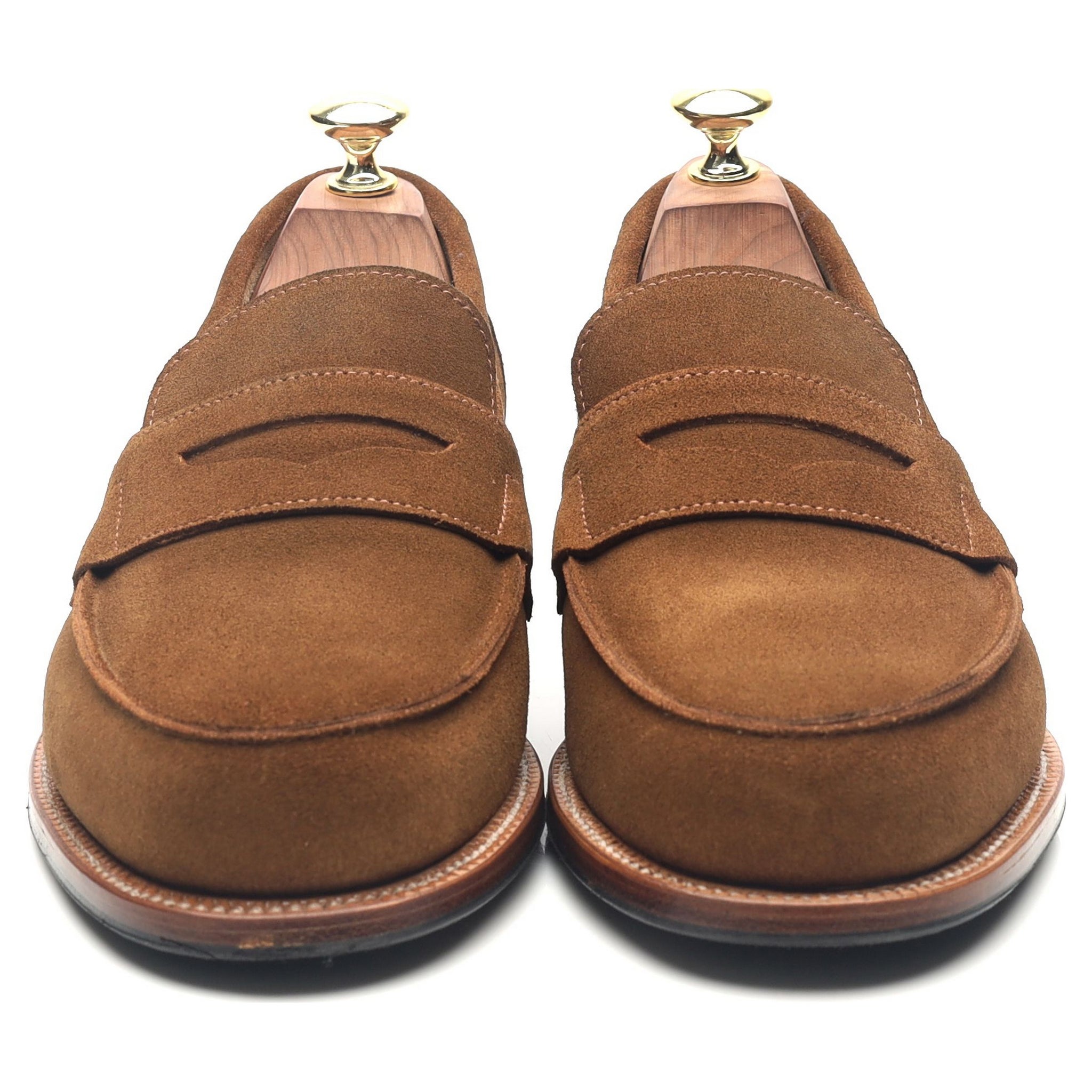 Grenson Epsom mocassin daim marron pointure UK 7