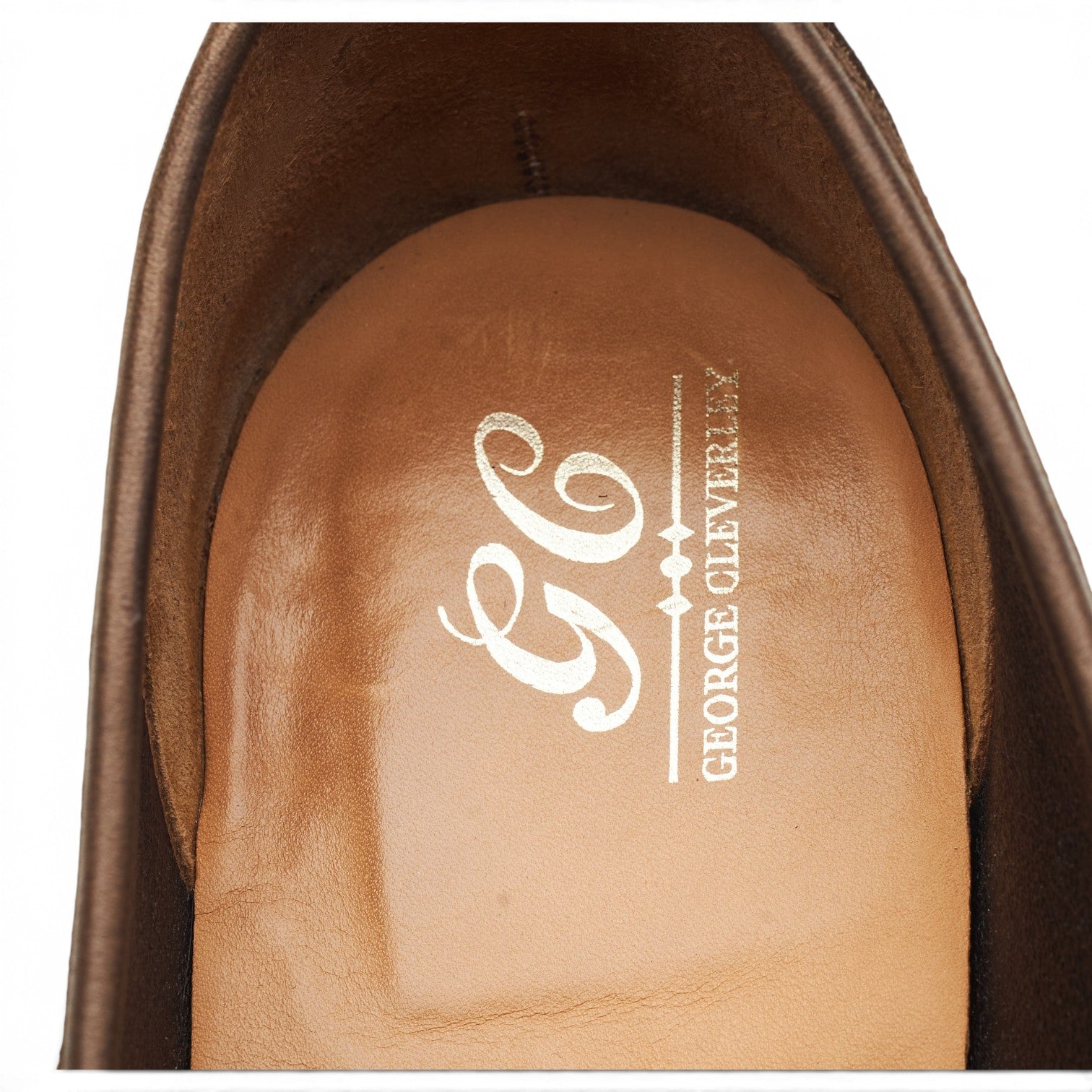 George Cleverley George mocassin suède marron pointure UK 10