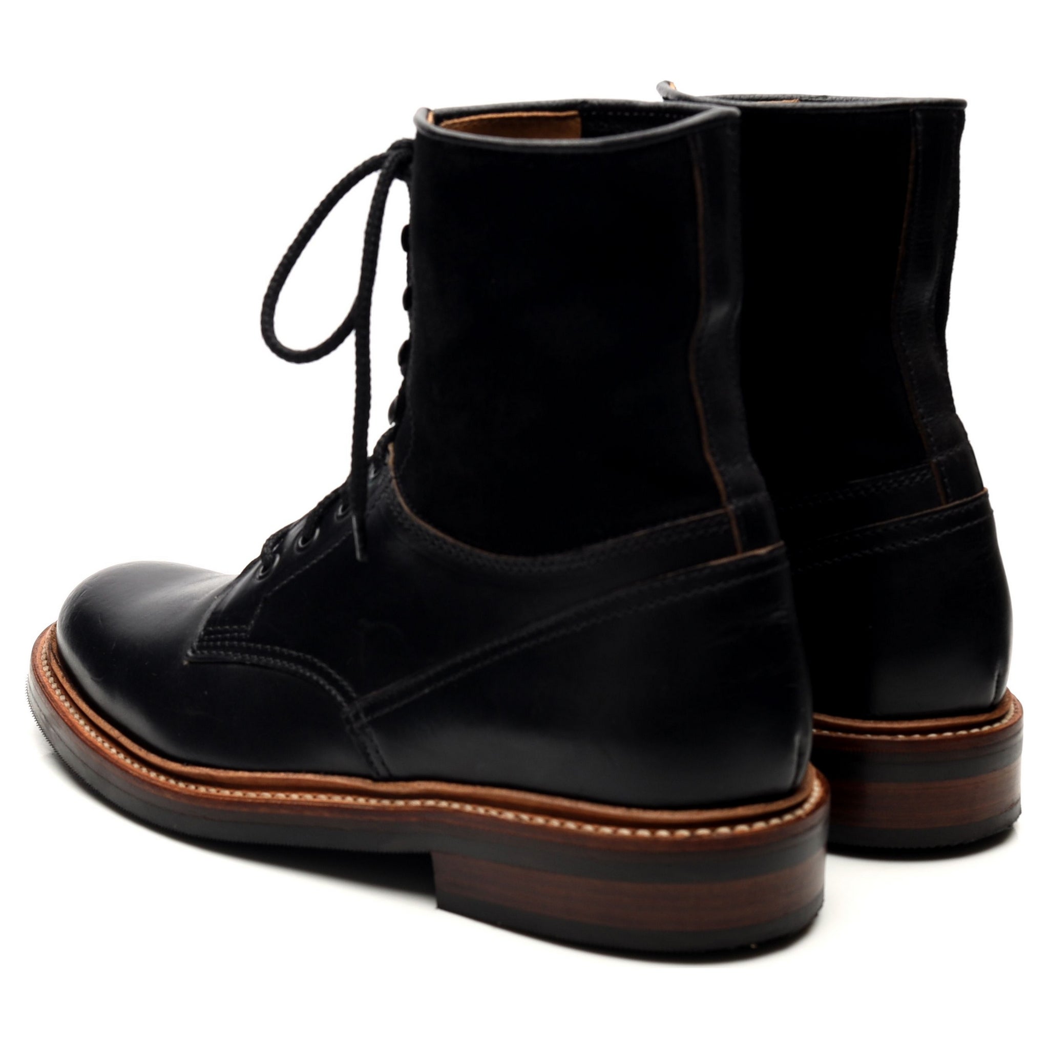 Grenson Veronica bottines cuir noir UK 5 semelle caoutchouc