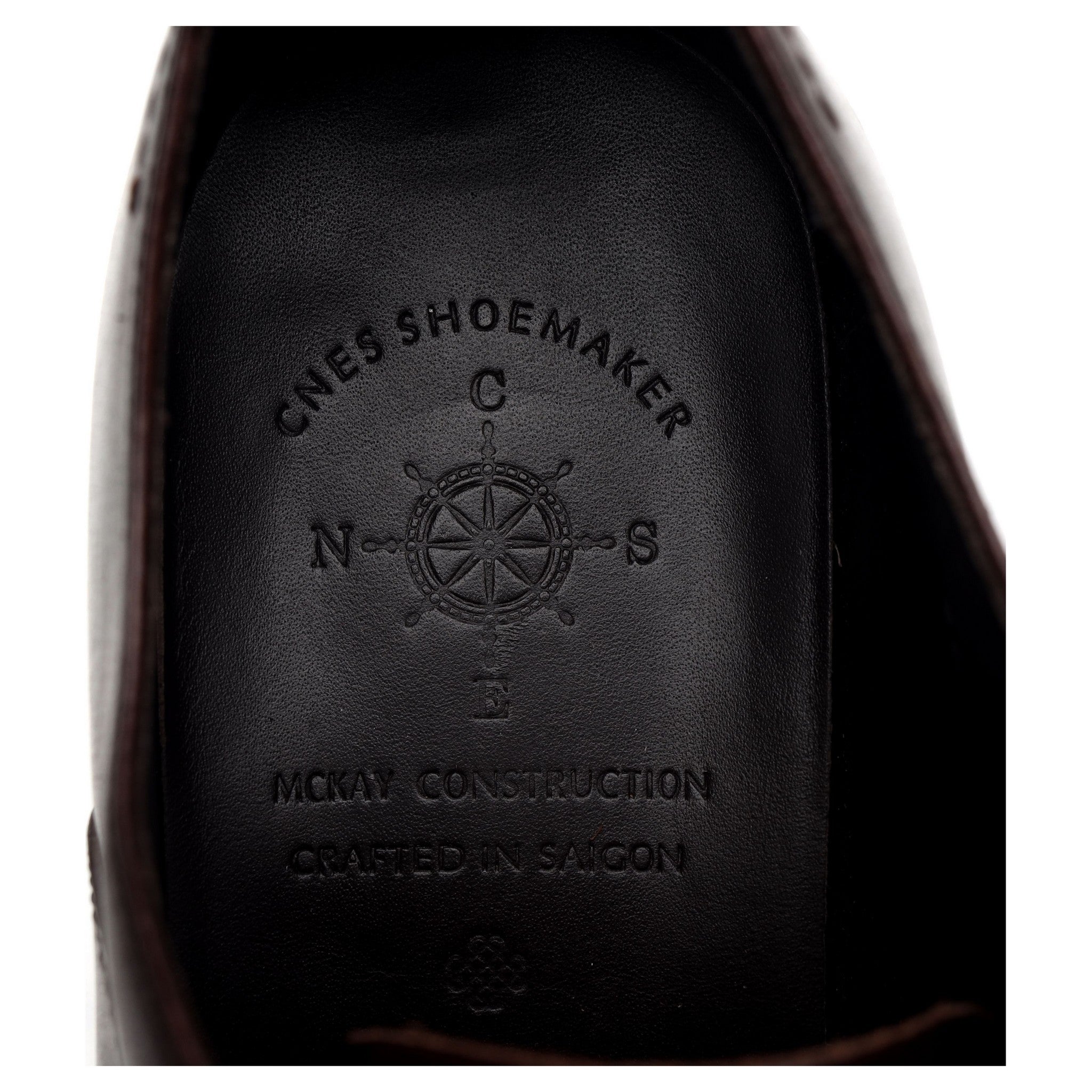 CNES Shoemaker C10 richelieu cuir marron UK 6