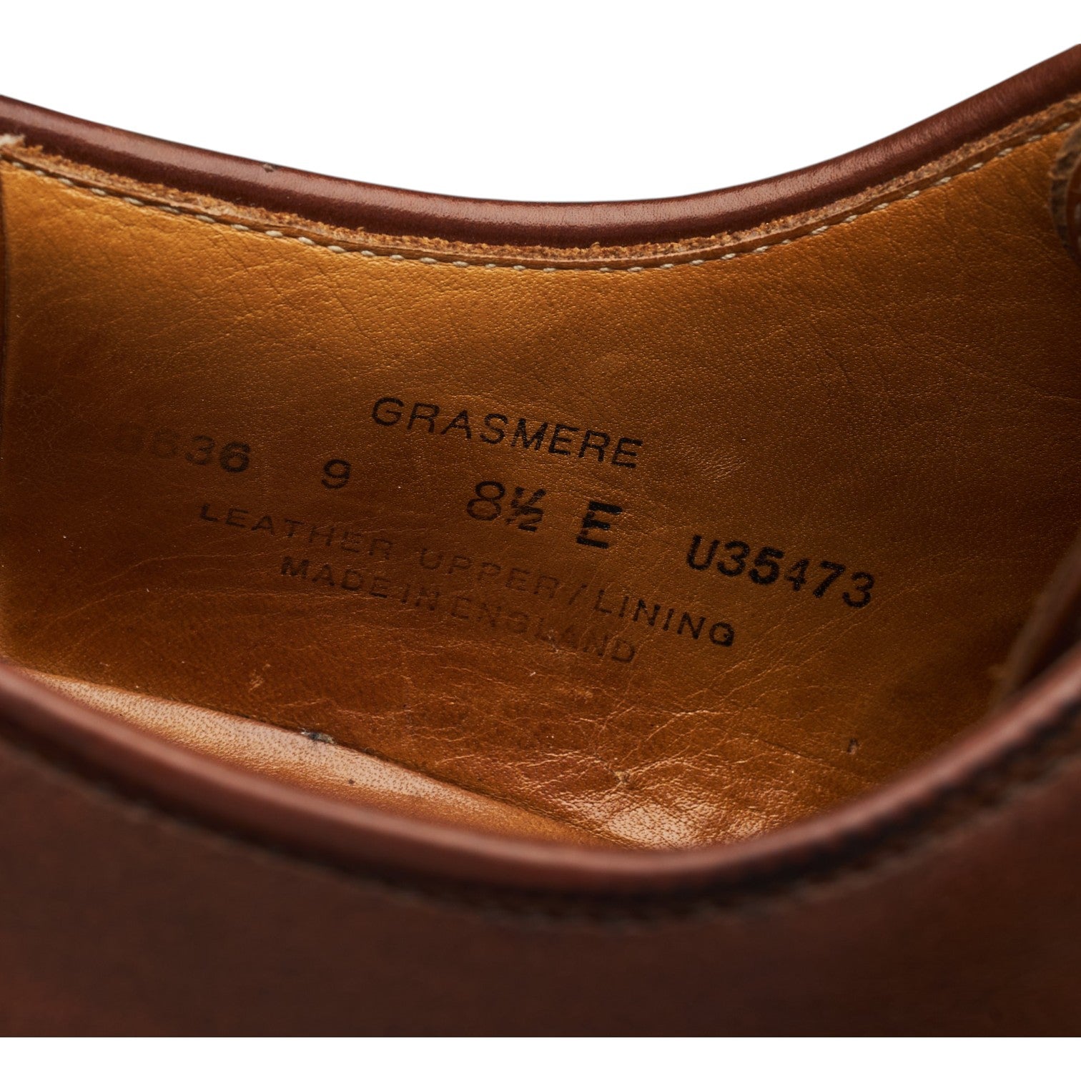Crockett & Jones Grasmere derby marron UK 8.5