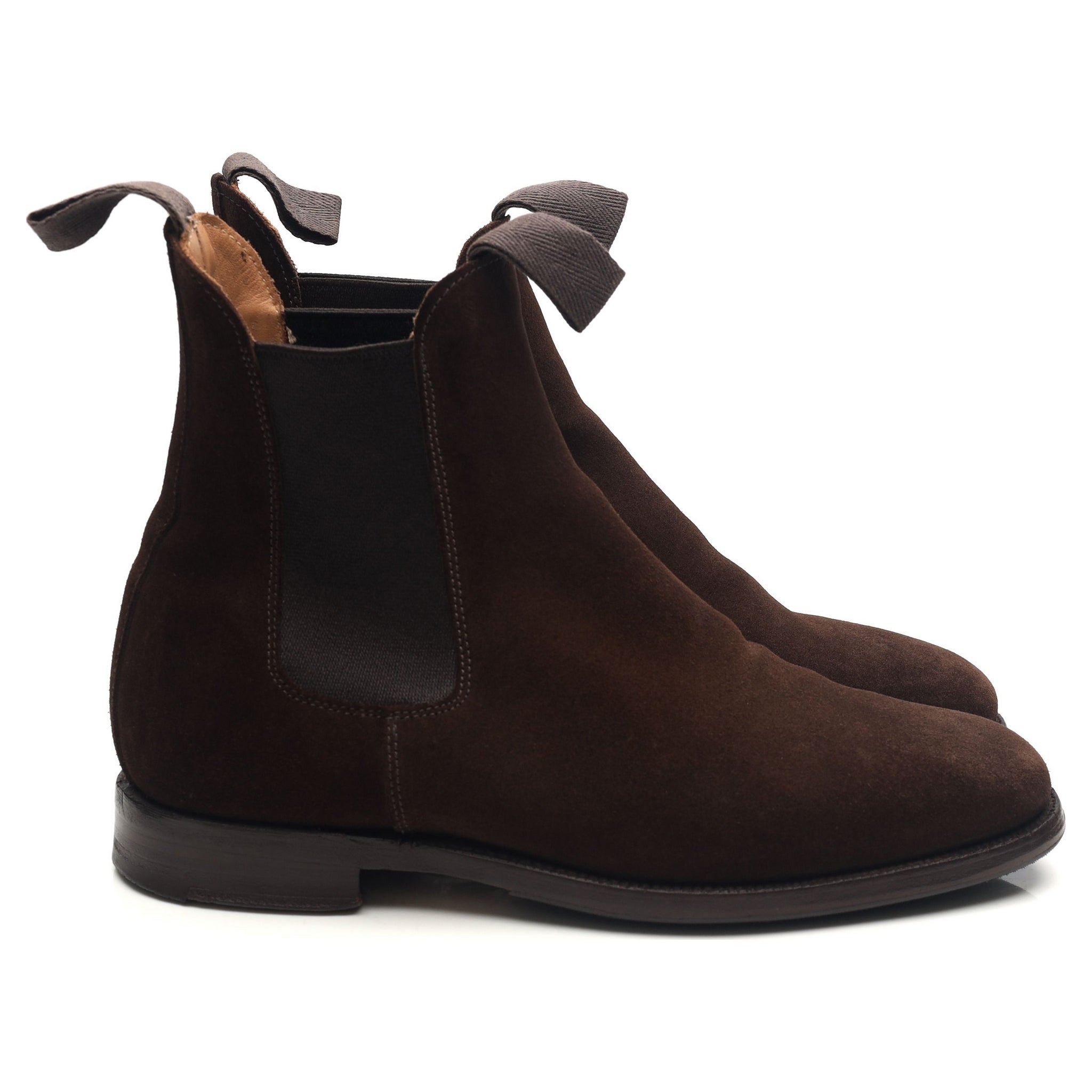 Tricker's Lambourn boots chelsea daim marron pointure UK 6