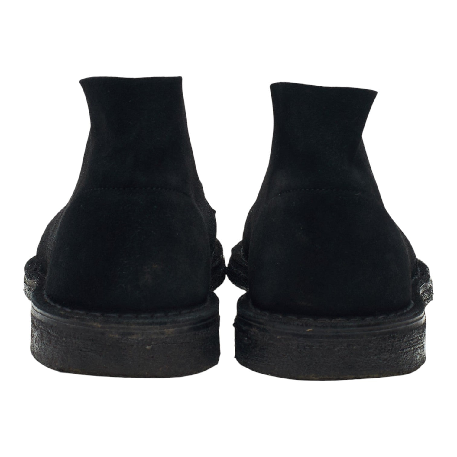 Crown Northampton Woodford desert boots daim noir UK 8