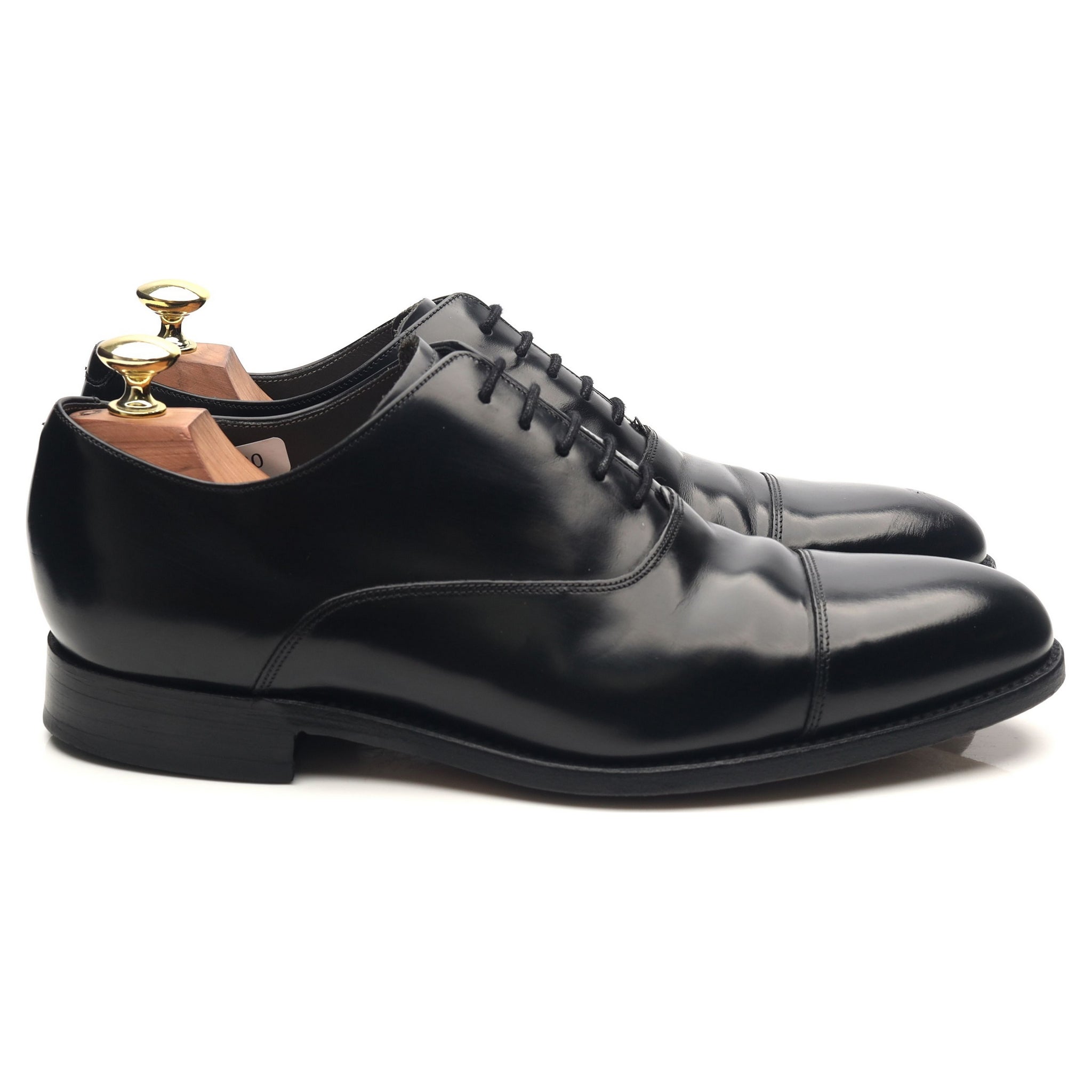 Barker Winsford richelieu cuir noir UK 7,5 poli