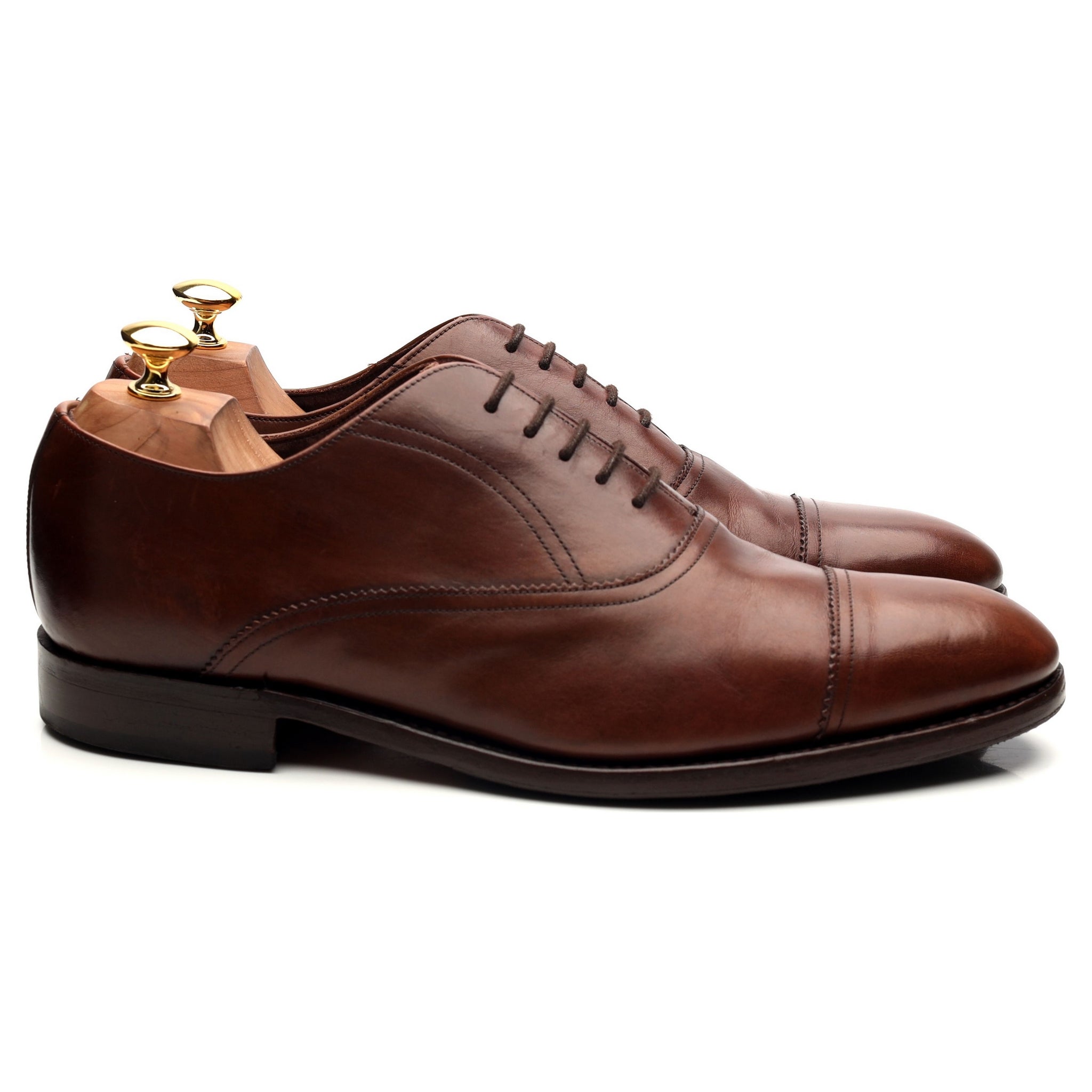 Barker Malvern richelieu cuir marron 10 UK