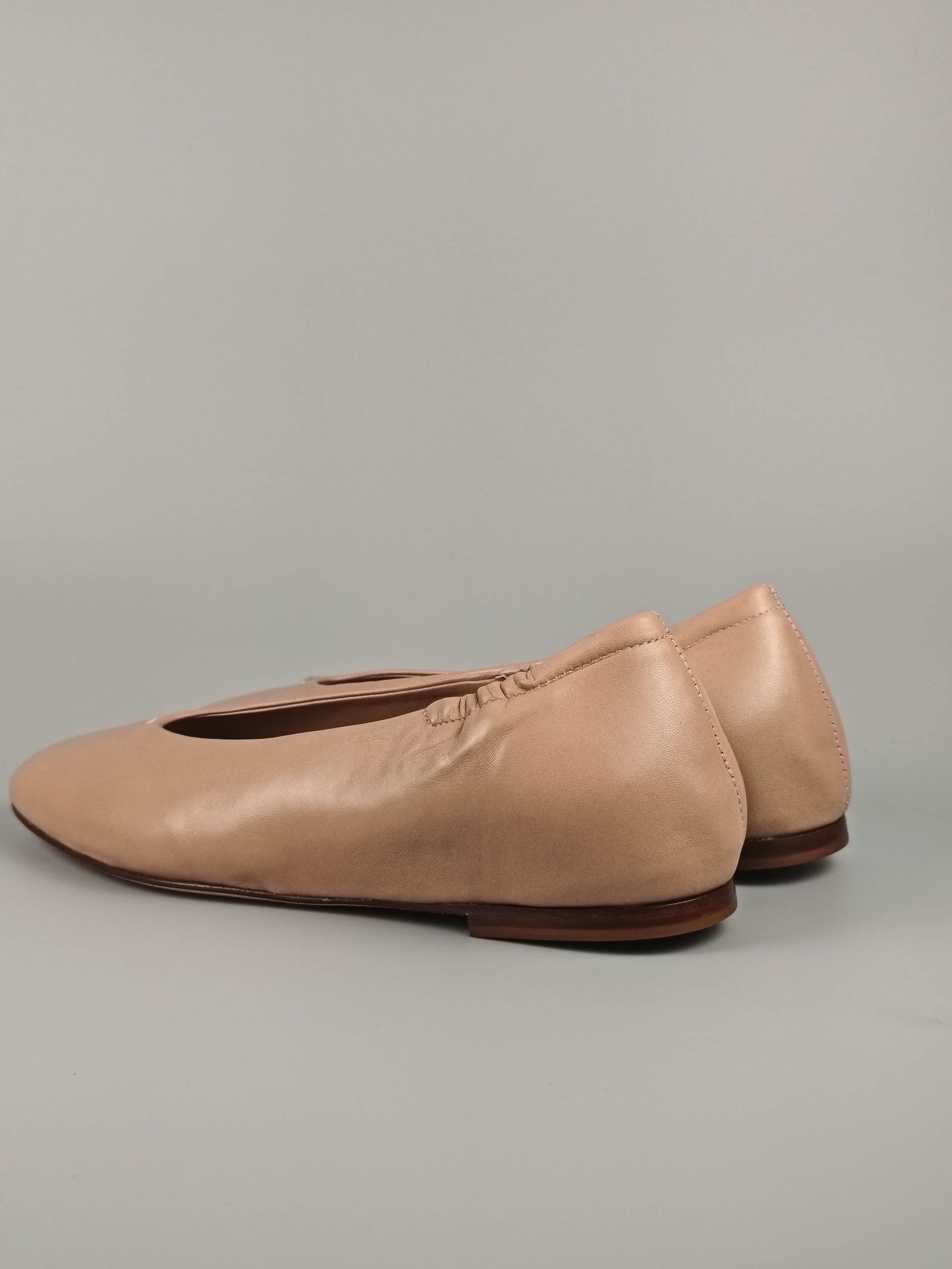 Lorena Paggi ballerines nappa sable cuir souple