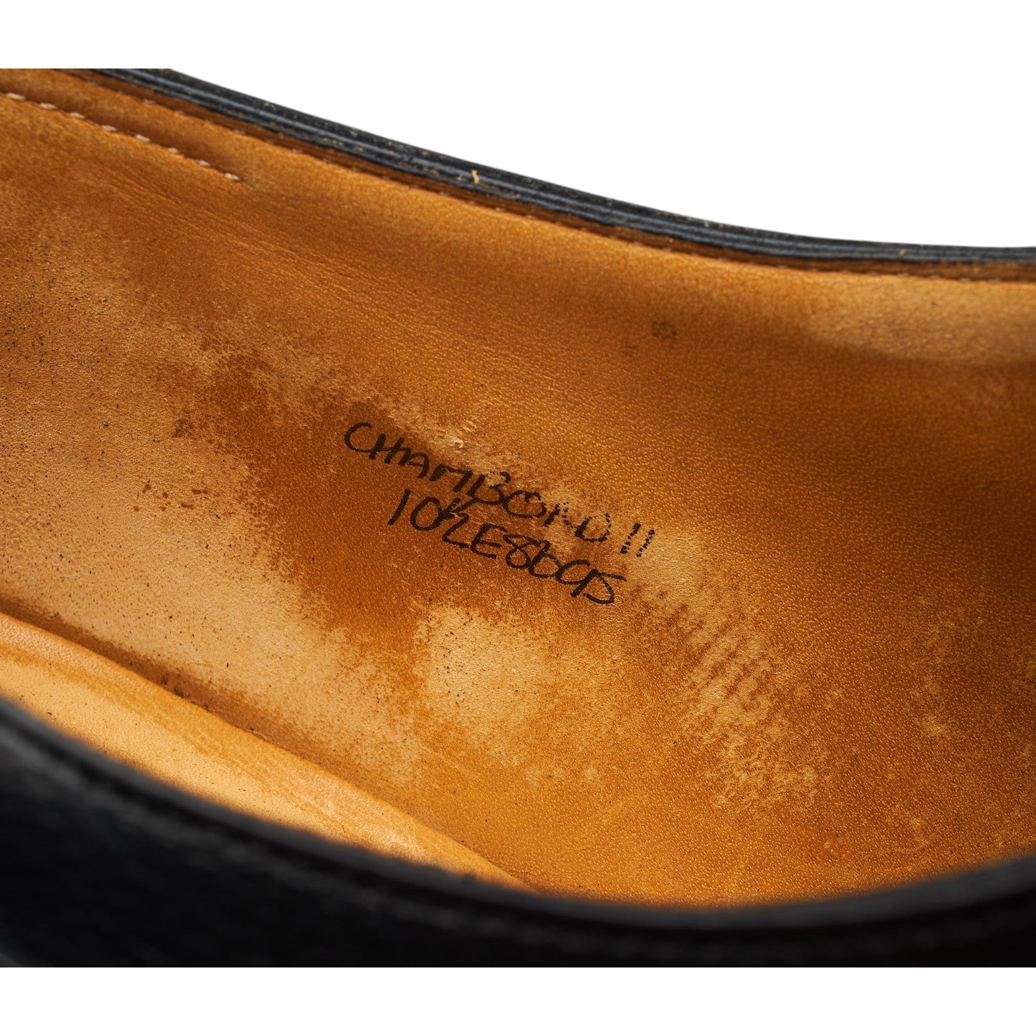 John Lobb Chambord II derbies cuir noir pointure UK 10.5