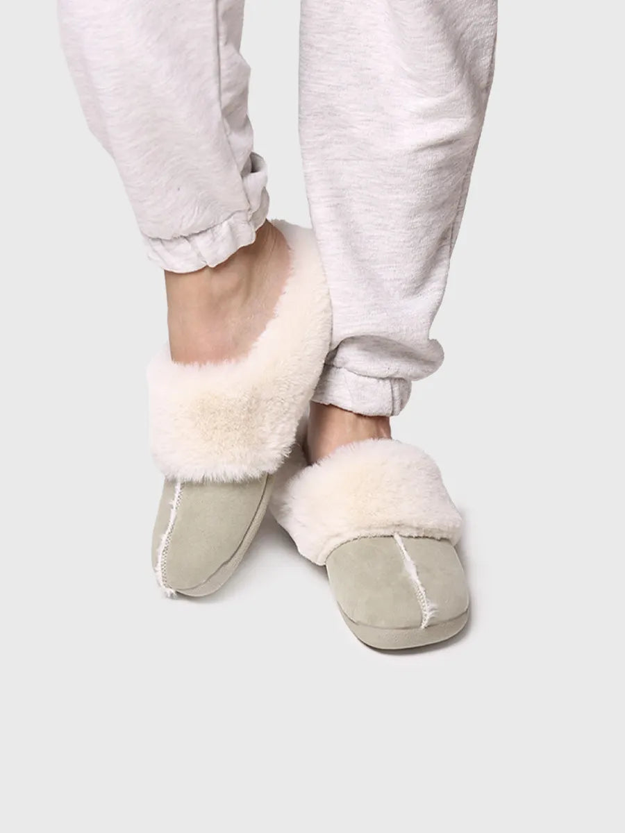 Toni Pons MILAN-TL mules femme fausse fourrure vert