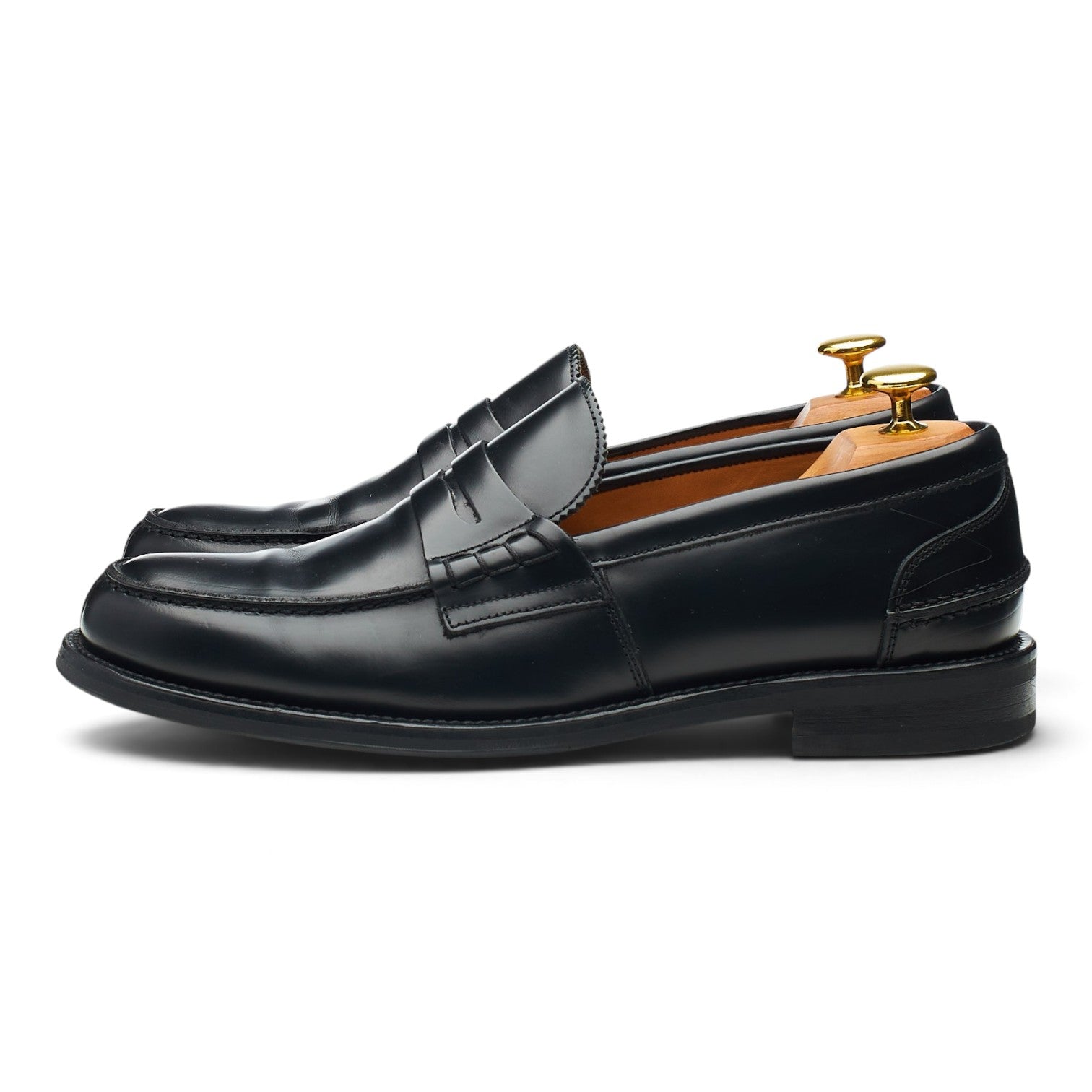 Jones Bootmaker Chorleywood2 mocassin cuir noir UK 8