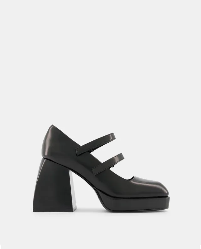 Nodaleto Bulla Babies 90 babies noir verni talon 9 cm